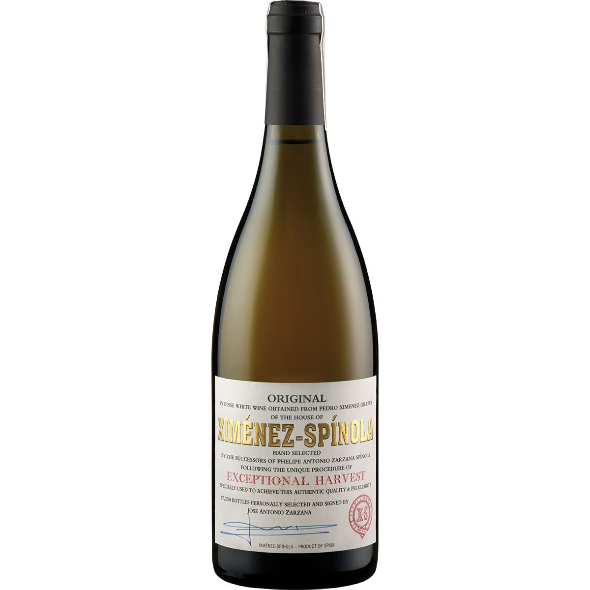 2022 Excepional Harvest Pedro Ximenez DO Ximénez-Spinola Jerez-Xérèz-Sherry/Spanien 0,75 l