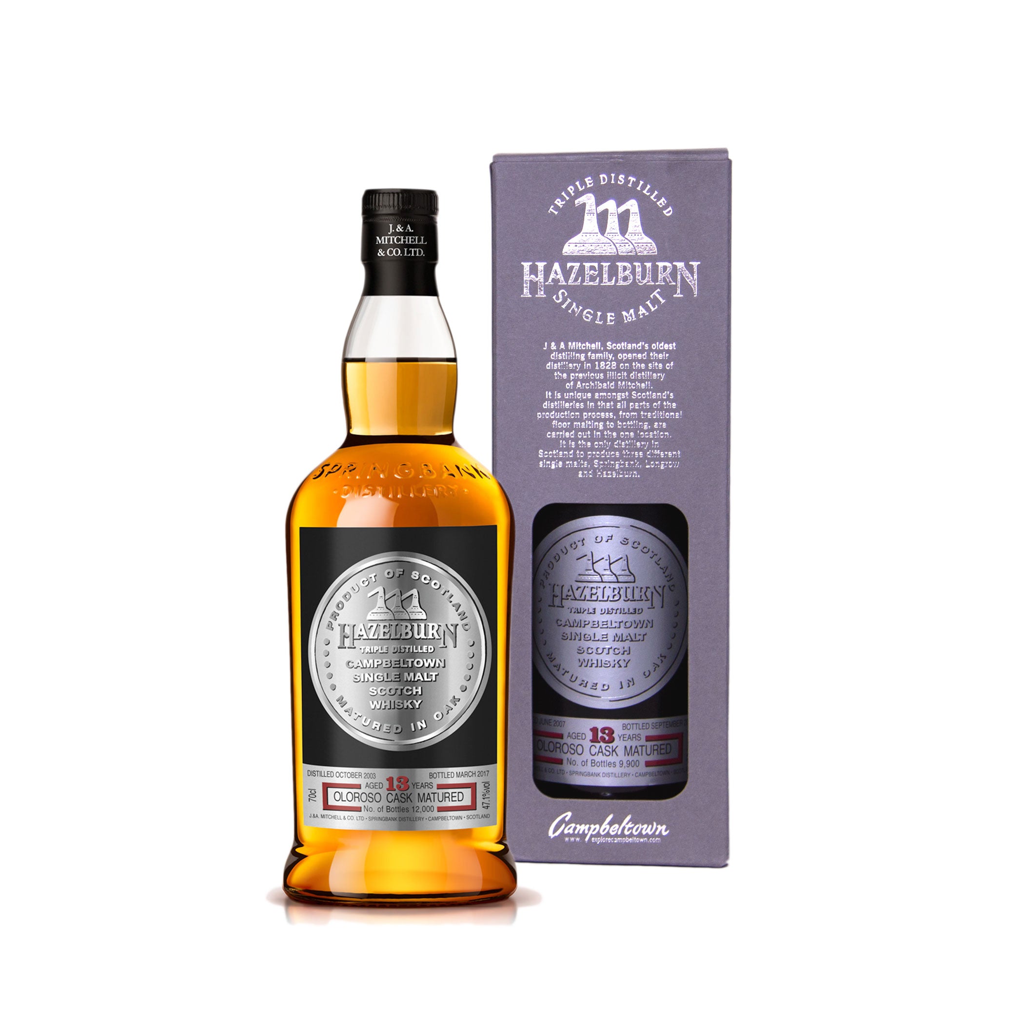 Hazelburn 13 Year Old, Sherry Wood, 50.3% Limited Edition, 2020 Release