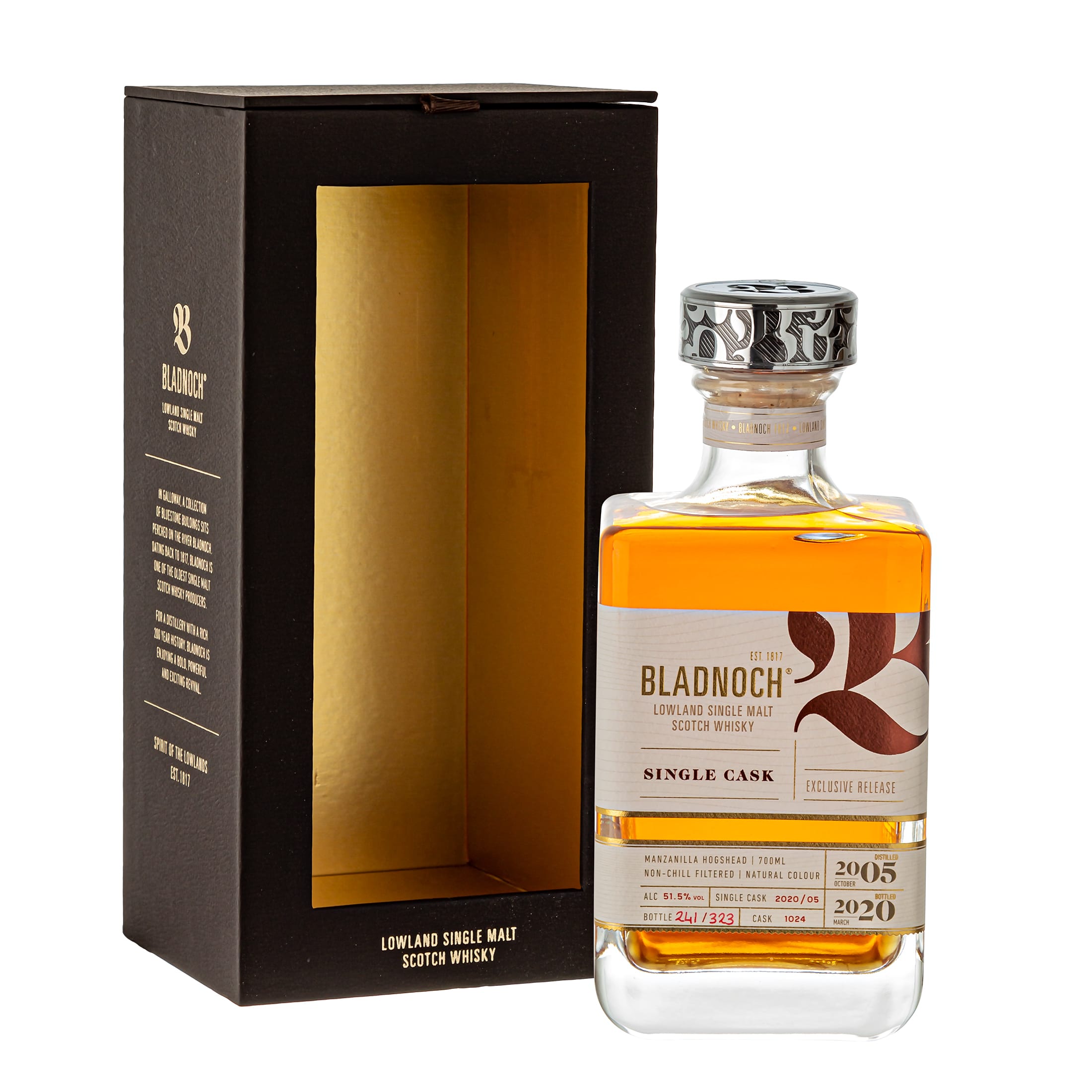 Bladnoch, Manzanilla Single Cask #1024, 2005, 51.3%