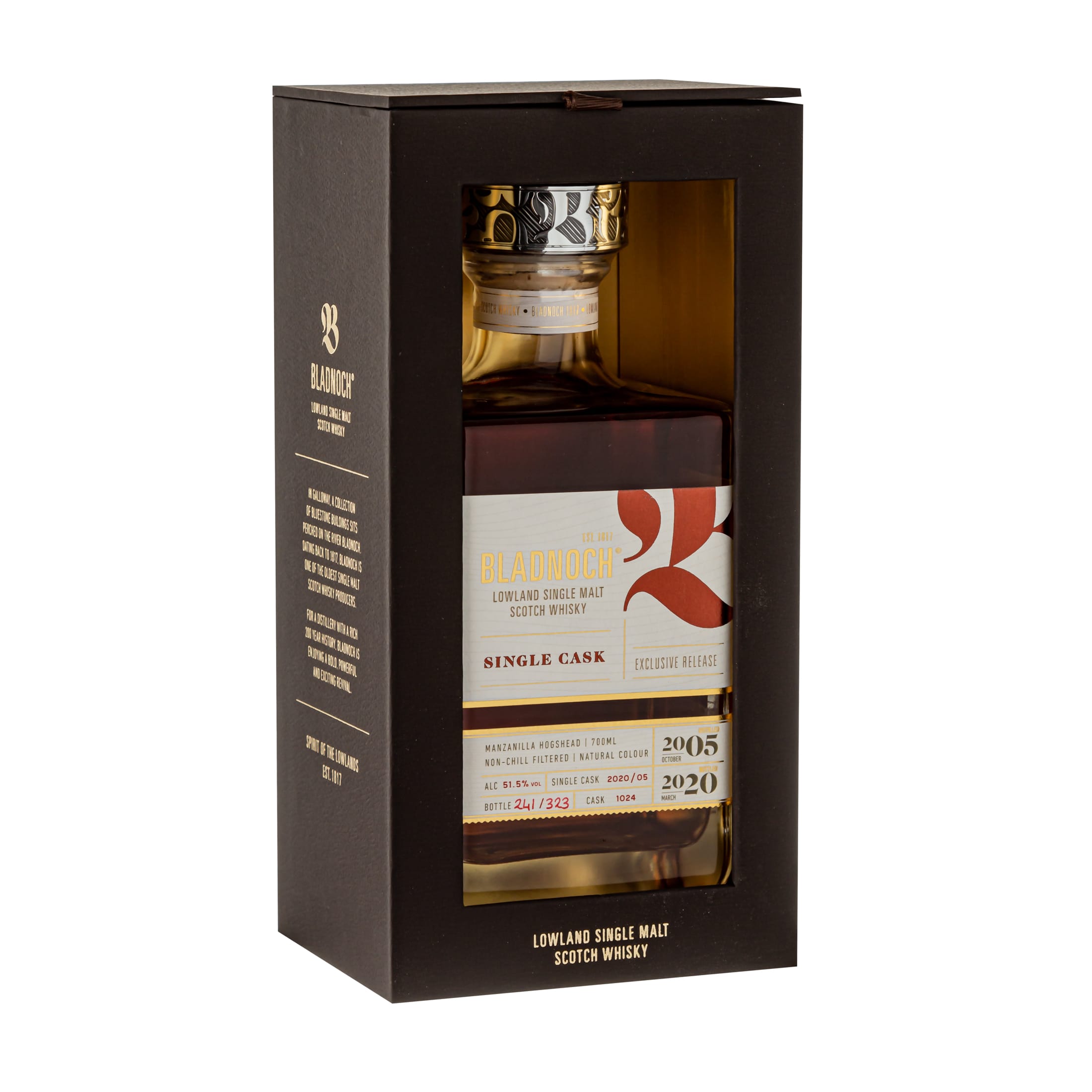 Bladnoch, Manzanilla Single Cask #1024, 2005, 51.3%