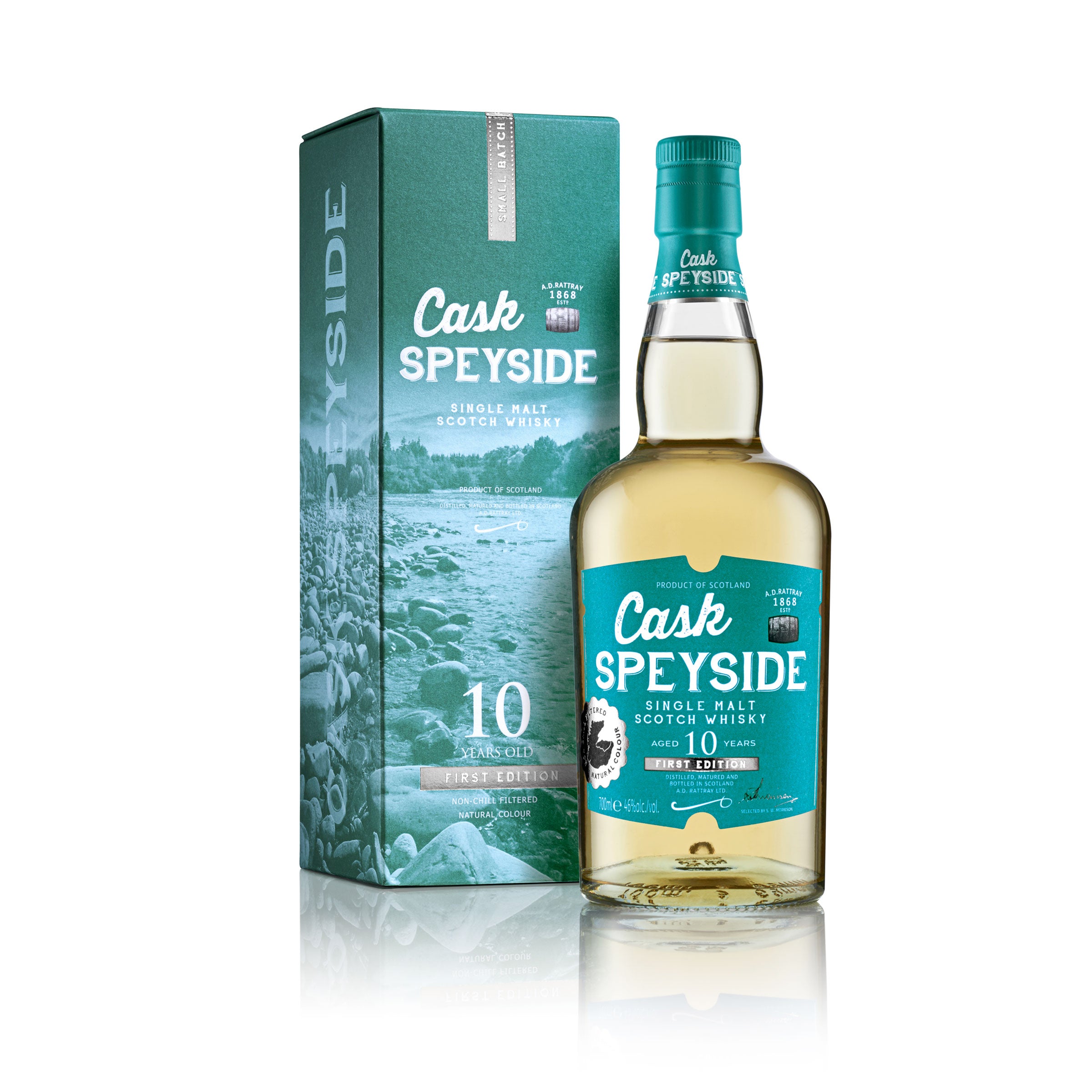 A.D.Rattray, Cask Speyside, 10 yo, 46% - A.D.Rattray