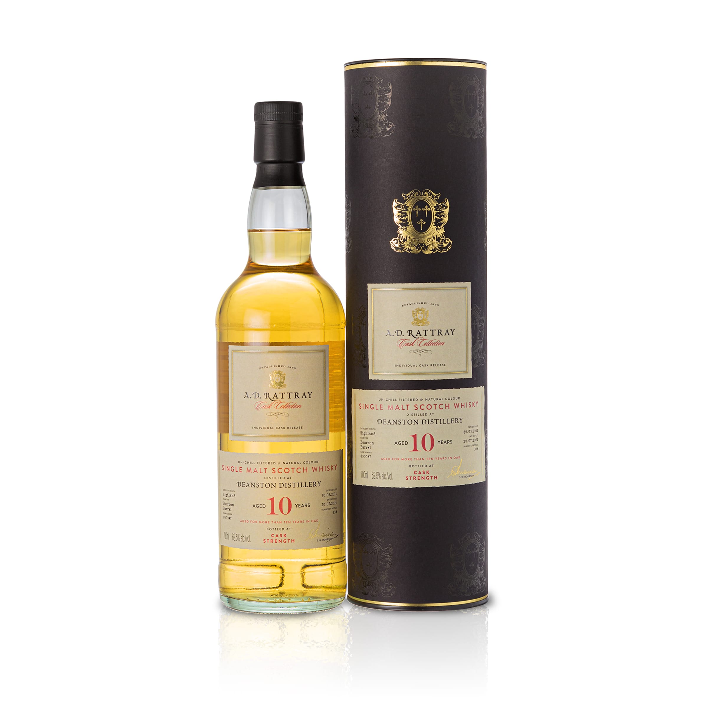 Deanston 10 Jahre, Bourbon Barrel, A.D. Rattray