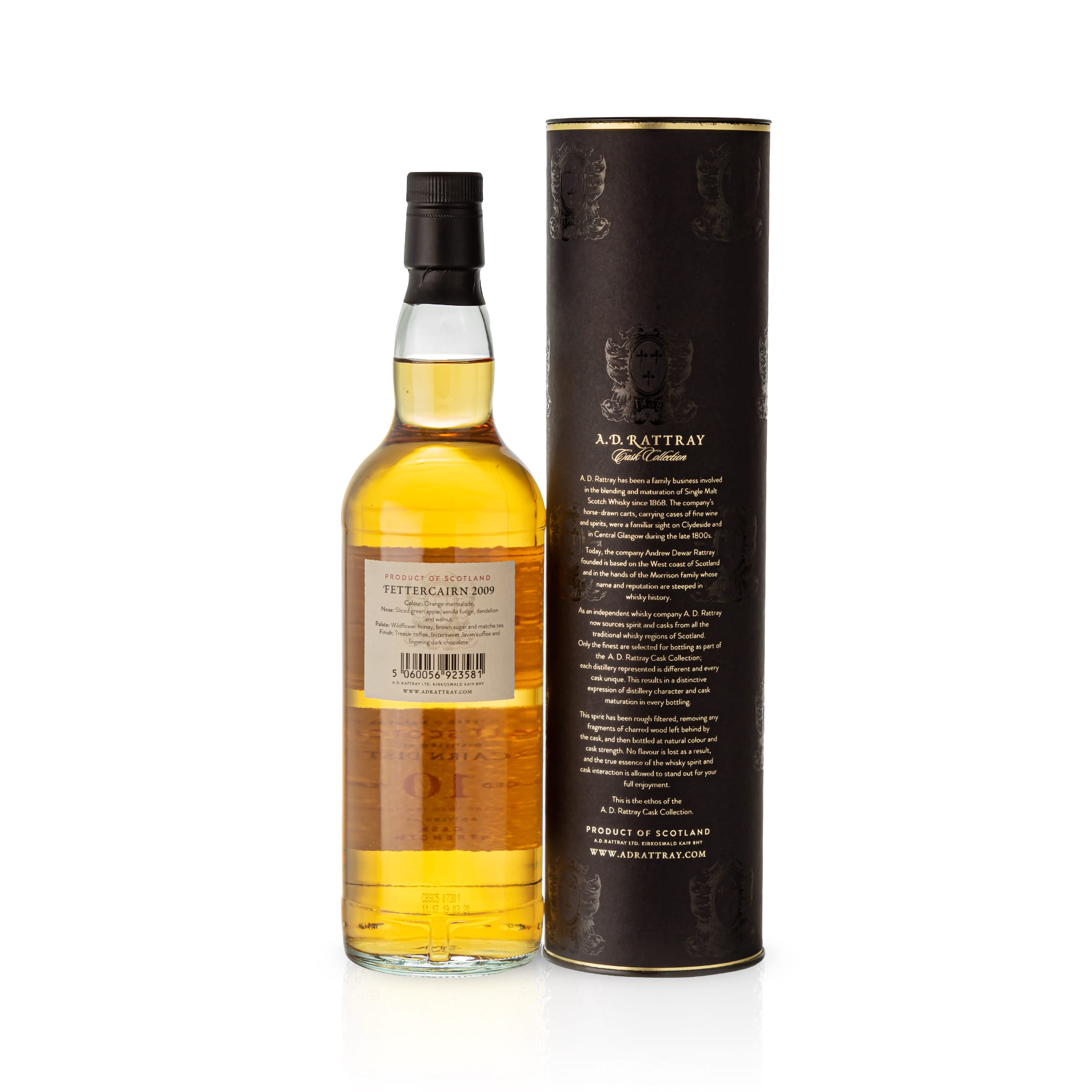 Fettercairn, A.D.Rattray, 2009, 10 Years Old, 58.9% Cask #1099