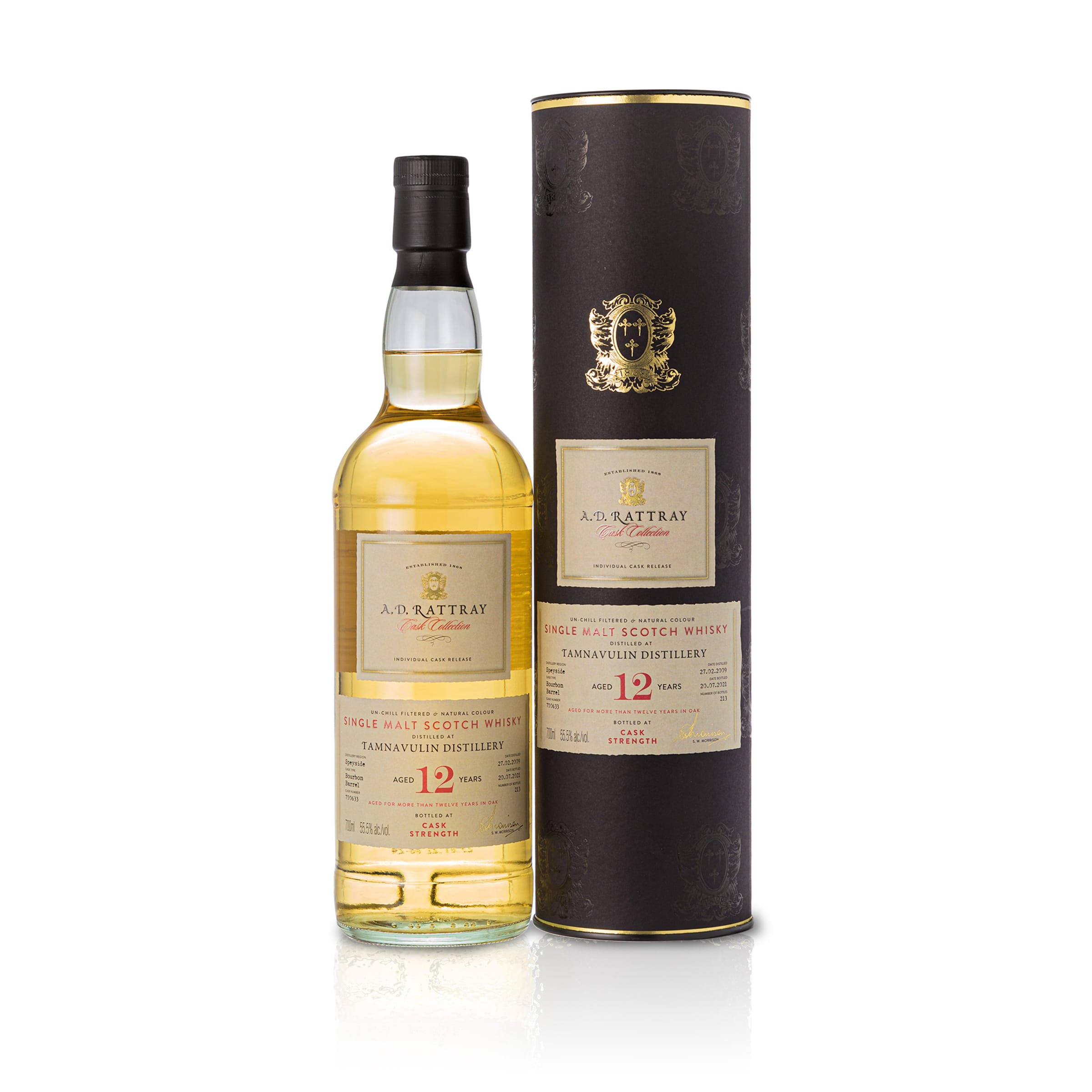 Tamnavulin, 12 Jahre, Bourbon Barrel, A.D. Rattray