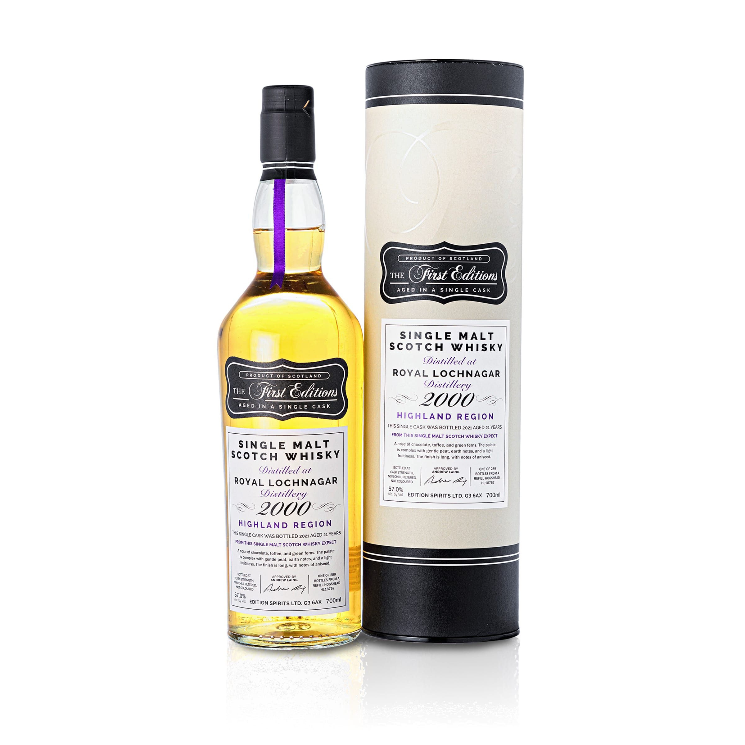 Royal Lochnagar 21 Jahre - The First Editions - Single Malt Whisky