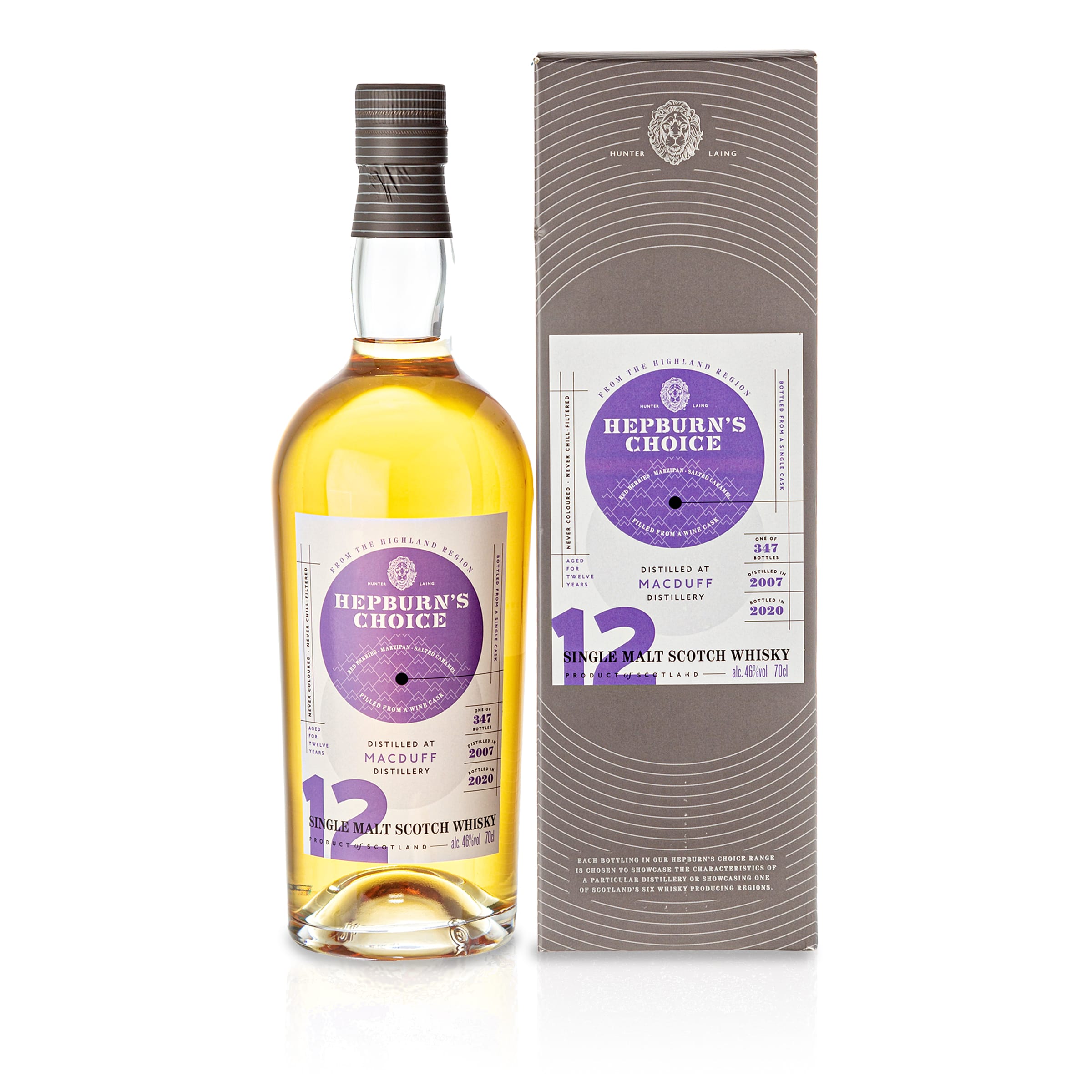 Macduff, Hepburn's Choice, wine finish, 2007, 12 years, 46 %