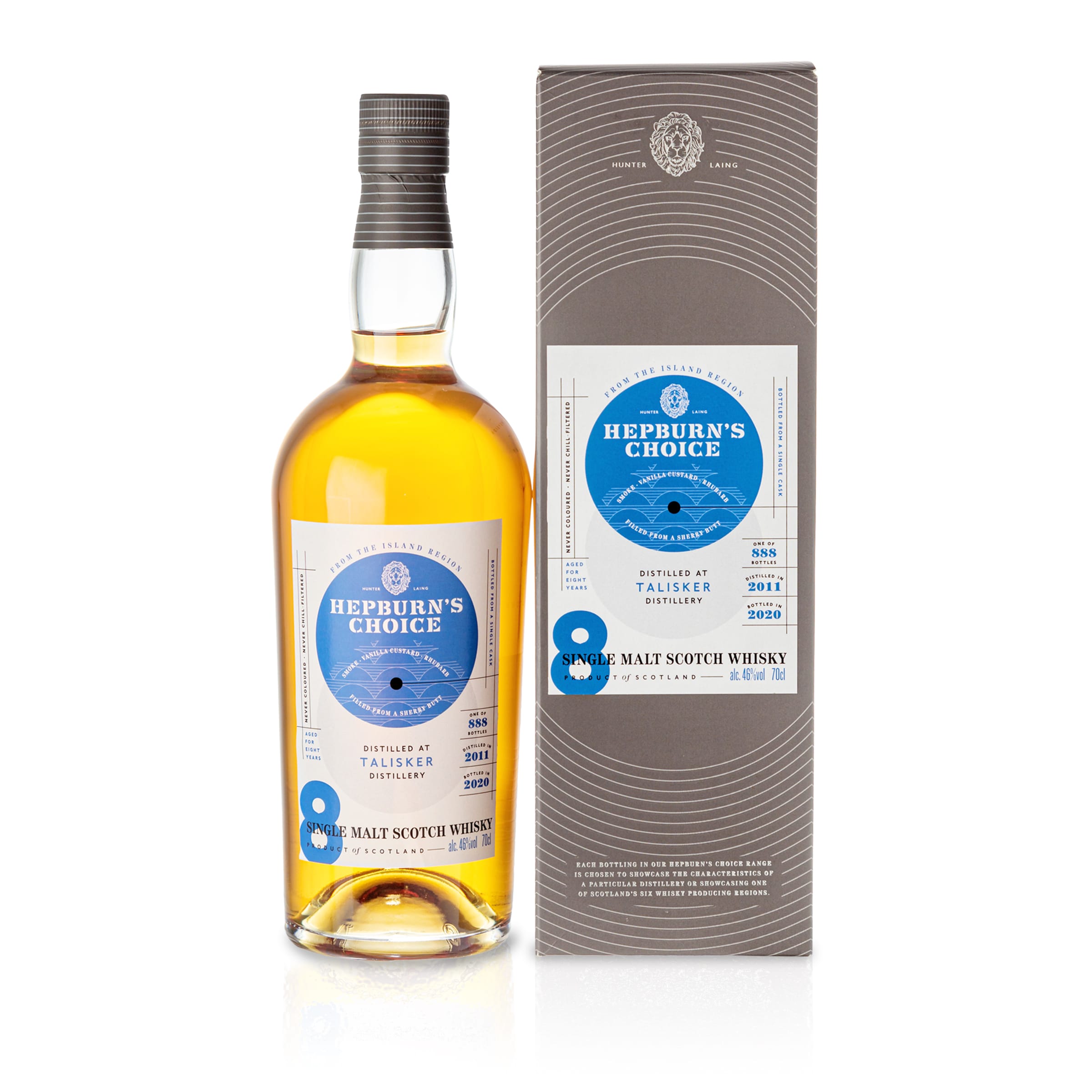 Talisker, Hepburn's Choice, sherry finish, 2011, 8 years old, 46%