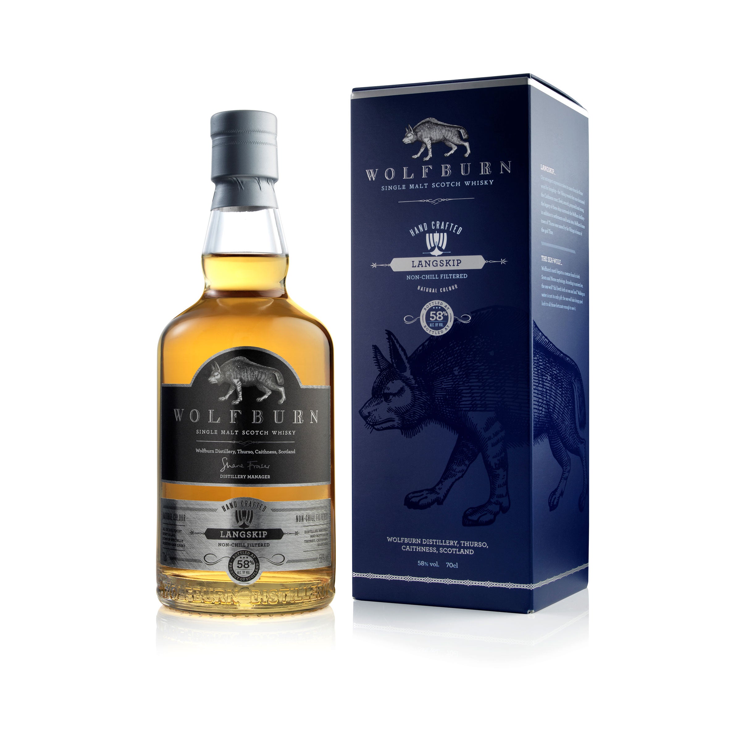 Wolfburn "Langskip", 58% - Wolfburn