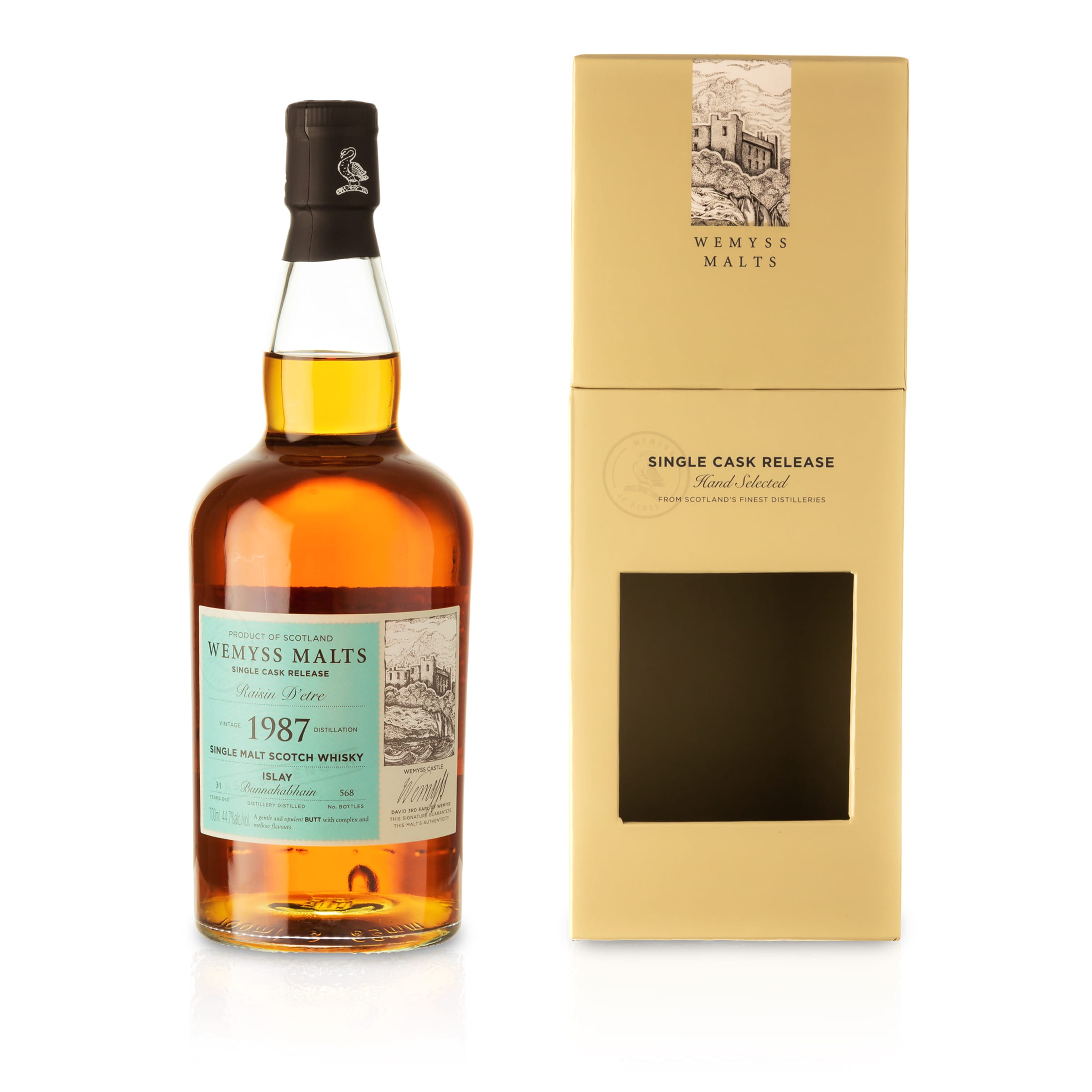 Wemyss, Bunnahabhain "Raisin D`Etre", 1987, 31 YO, 44.7% - Wemyss Malts