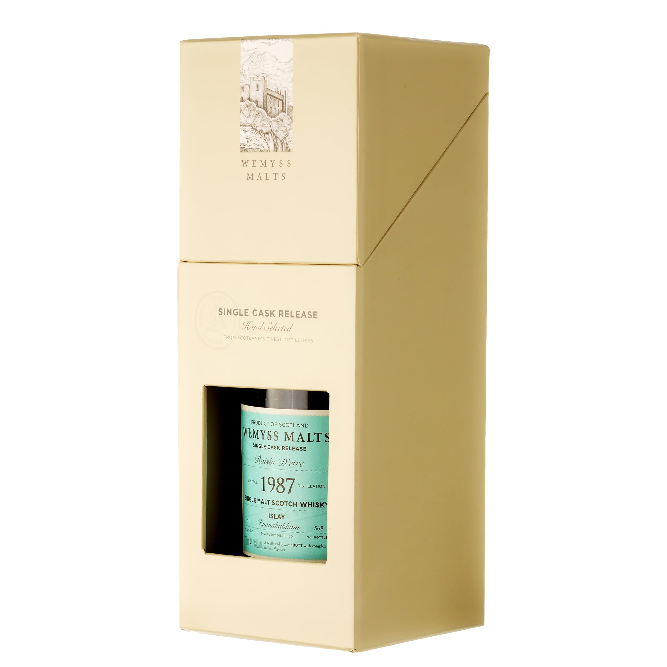 Wemyss, Bunnahabhain "Raisin D`Etre", 1987, 31 YO, 44.7% - Wemyss Malts