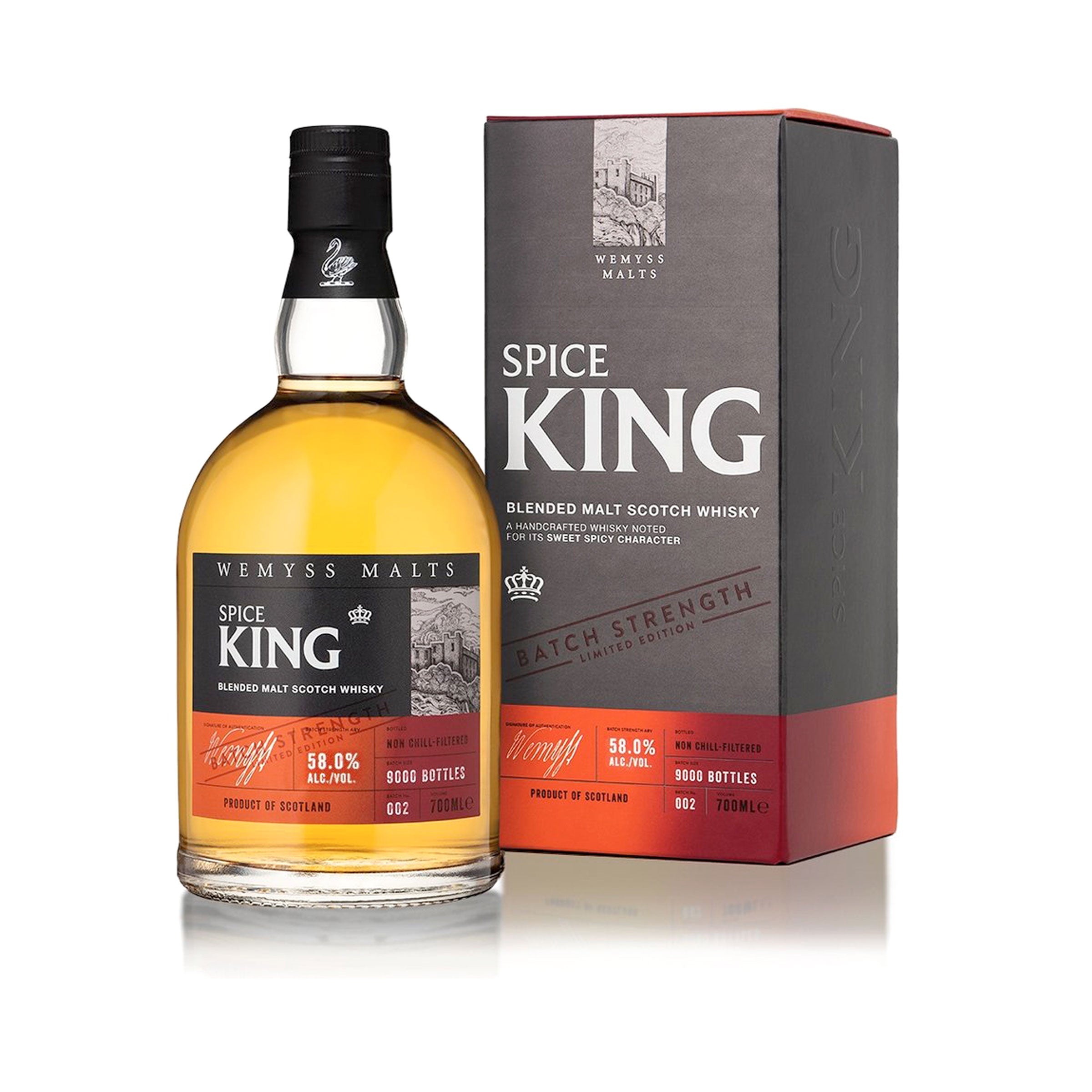 Wemyss Spice King Batch Strength 58.0% - Wemyss Malts