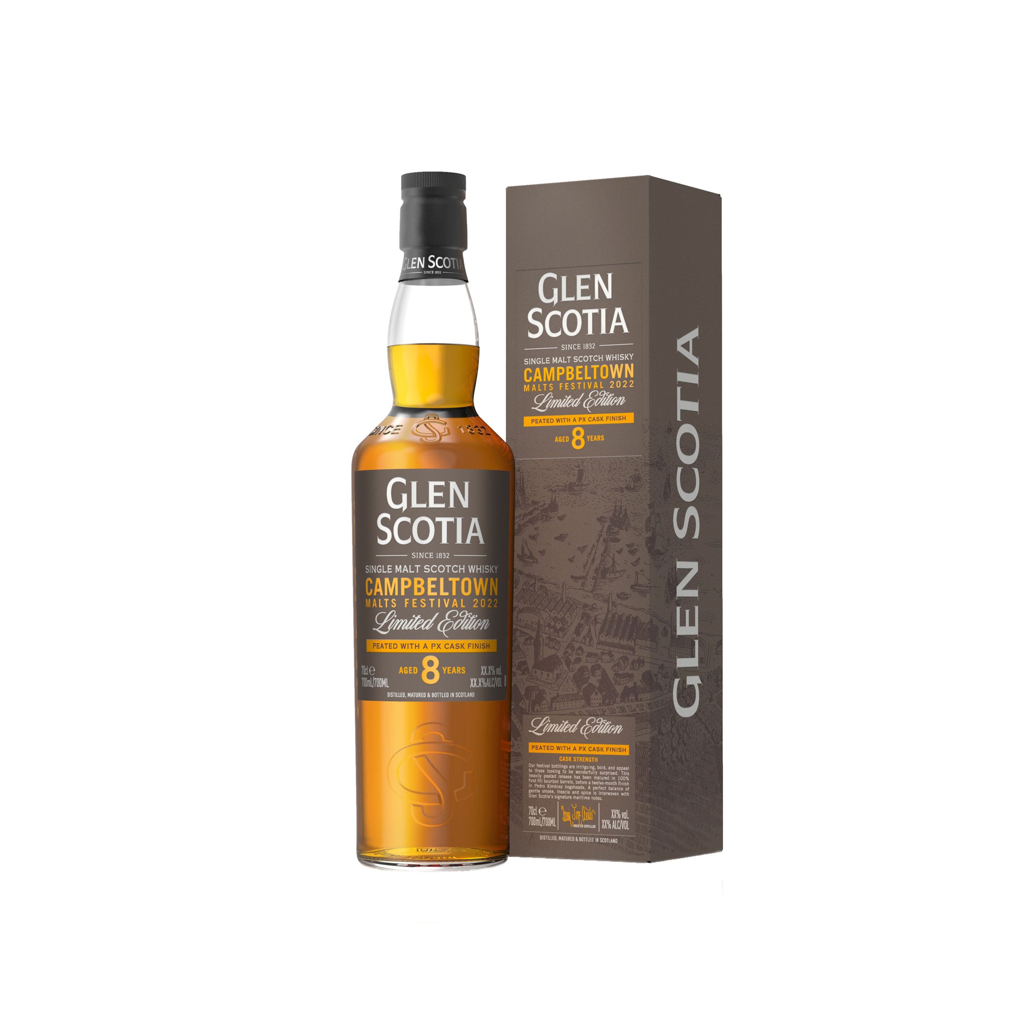 Glen Scotia 8 Year Old Peated PX Cask Finish Campbeltown Malts Festival 2022 56.5% vol.