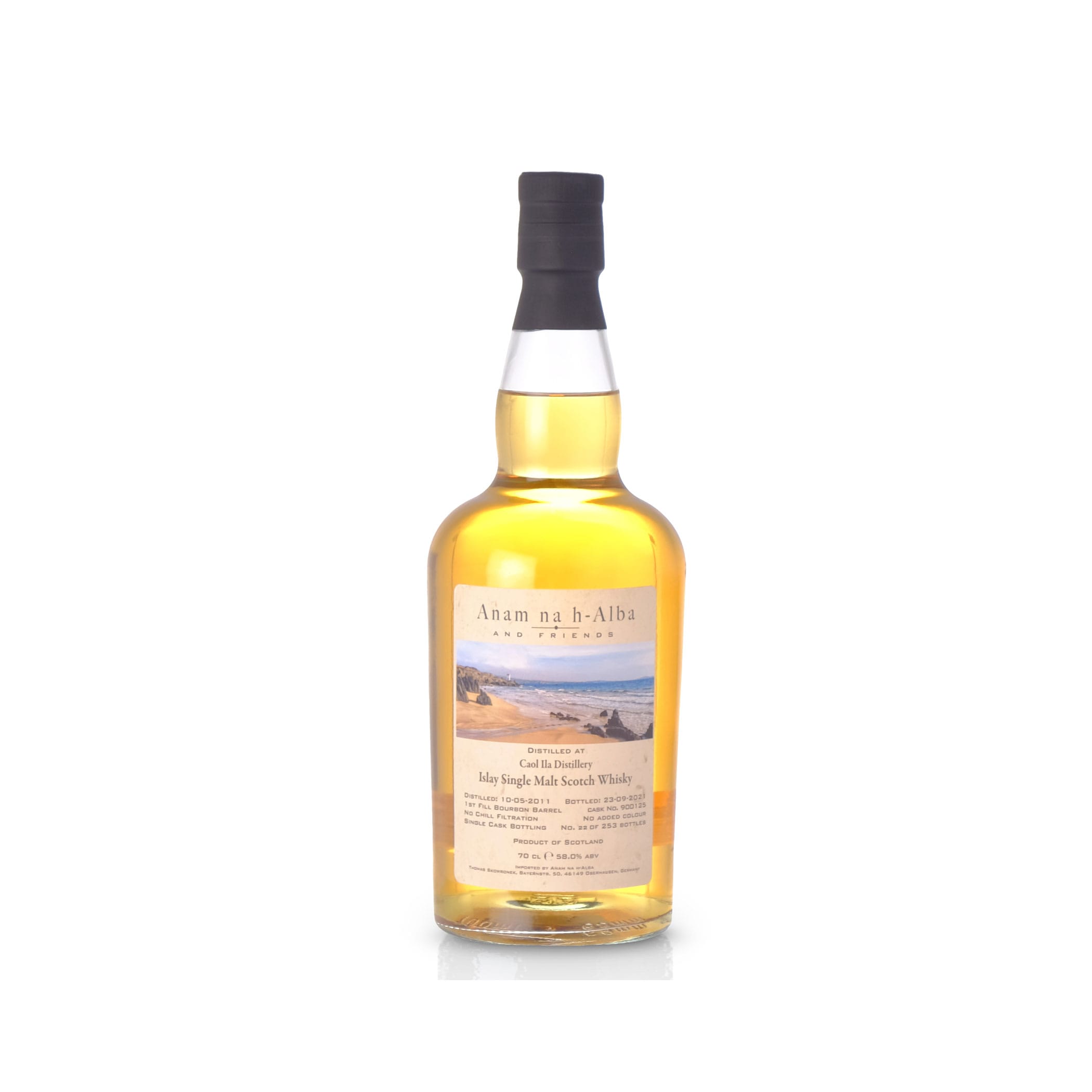 Caol Ila 2011 - 10 Jahre - Bourbon Barrel - Anam na h-Alba, Cask 900125, Islay Single Malt Whisky