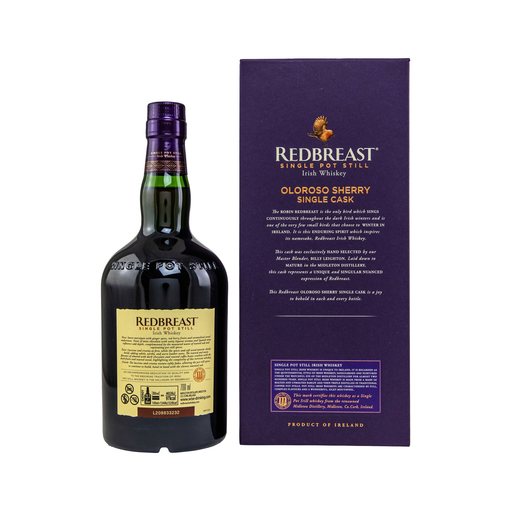 Redbreast 21 Jahre 07/2000 - First Fill Sherry Butt #21285