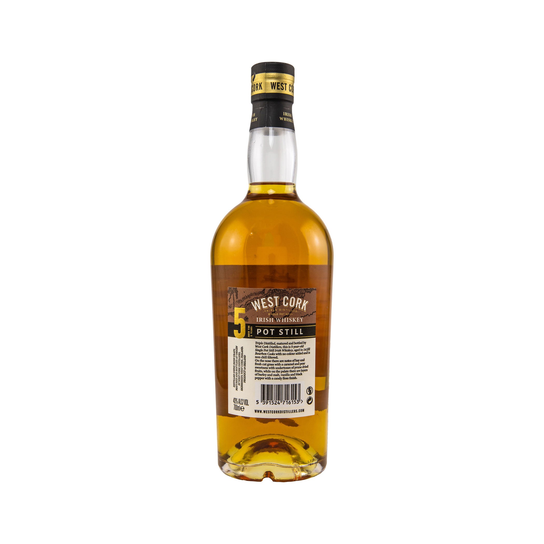 West Cork 5 Year Old Pot Still Whiskey