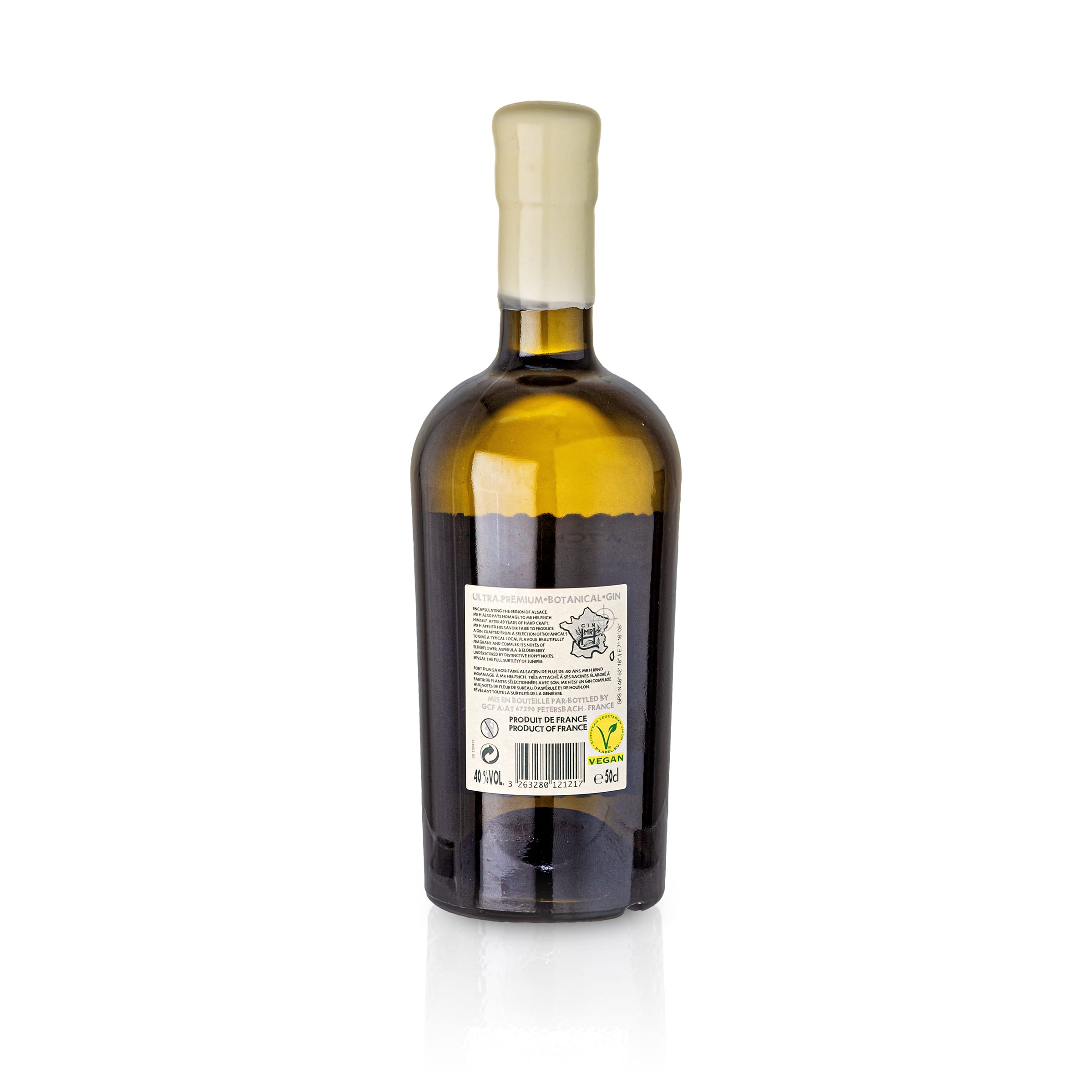 Mr H French Vegan Gin 500 ml