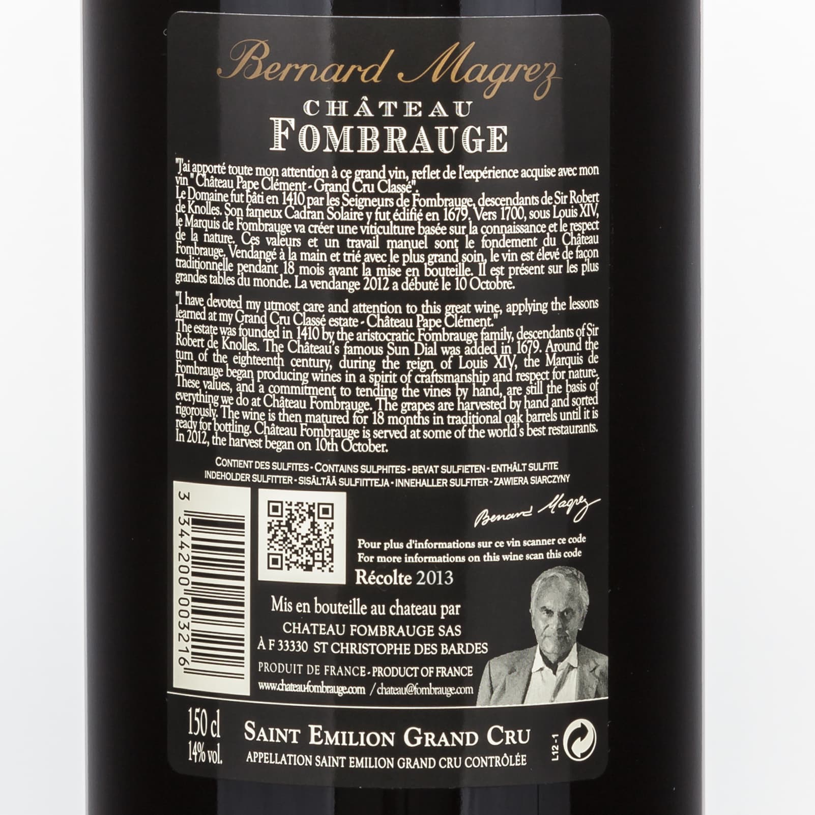 2013 Château Fombrauge - St. Emilion Grand Cru GBGC - 1.5L Magnum