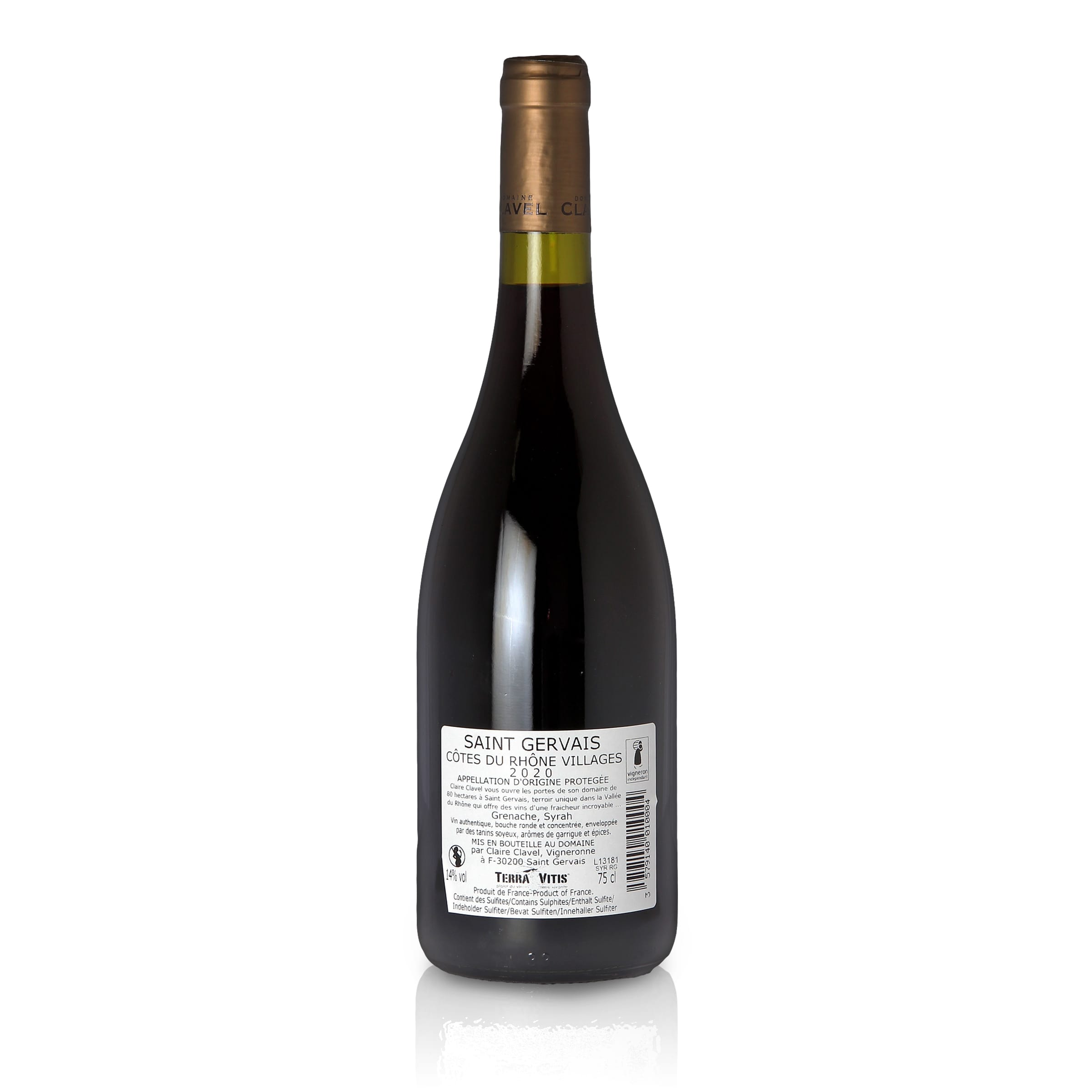 2020 Domaine Clavel Syrius - Côtes du Rhône Villages