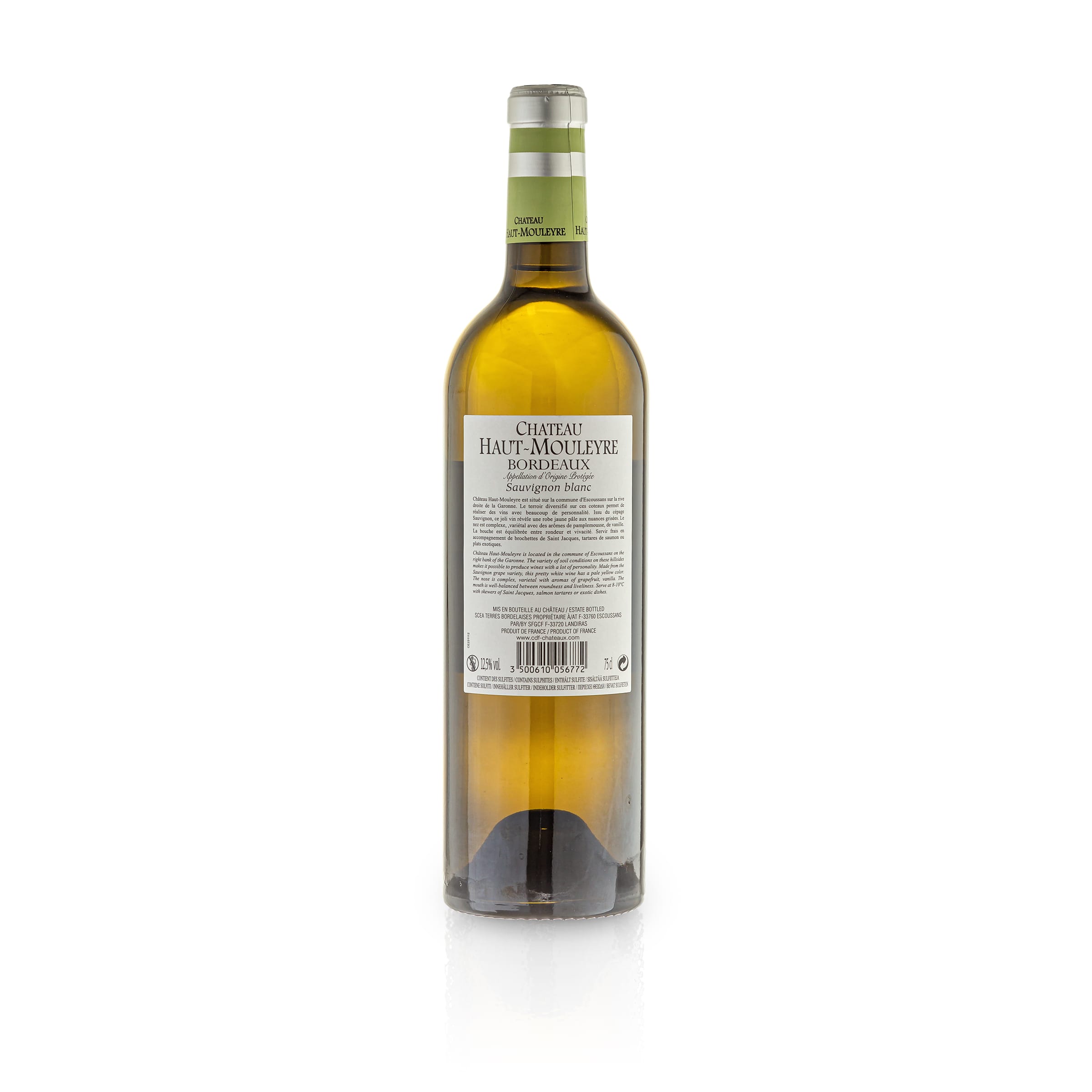 2018 Château Haut-Mouleyre AOP - Sauvignon blanc - Bordeaux
