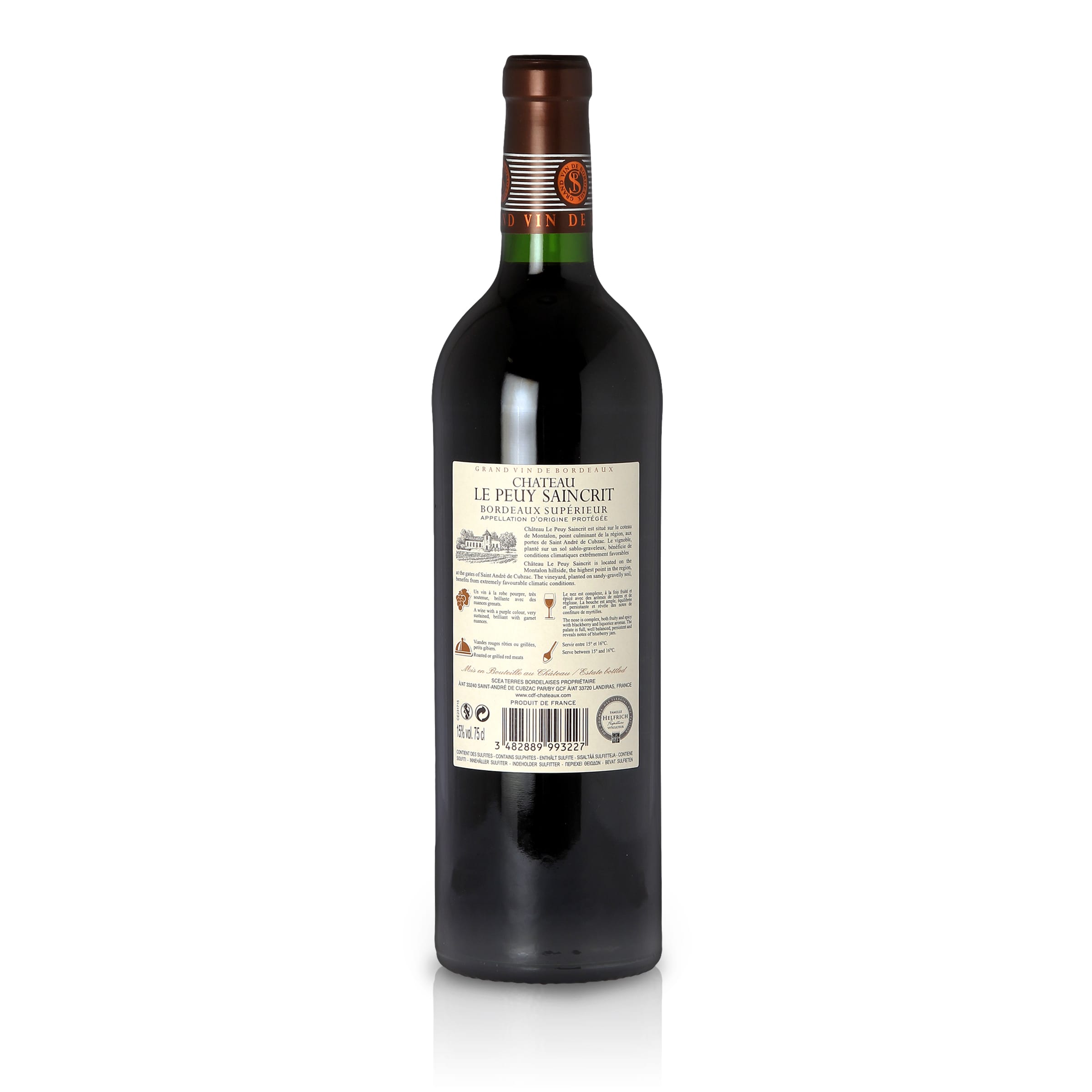 2019 Chateau Le Peuy-Saincrit - Frankreich