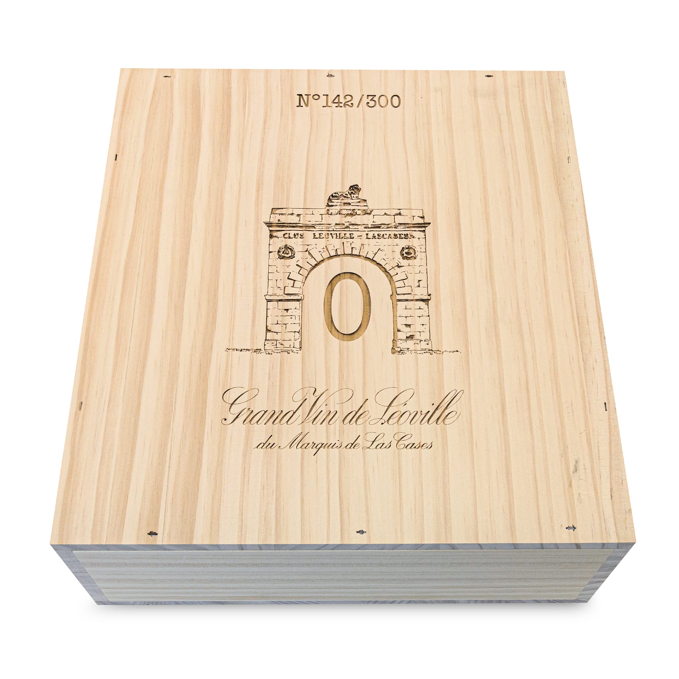 Château Léoville-las-Cases "Collection 0" - 3 Magnum bottles dry red wine (1.5 l) in a limited wooden box - Bordeaux France