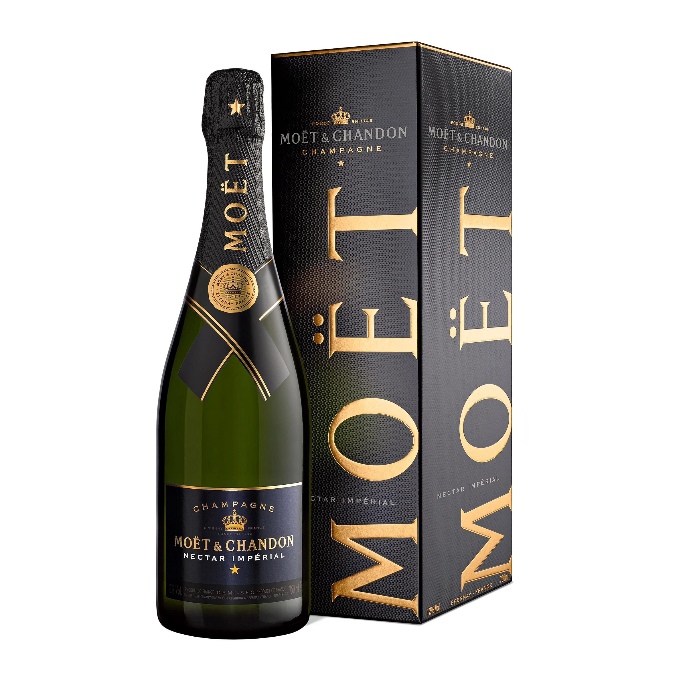 Moët & Chandon Nectar Impérial Champagner in Geschenkbox (0,75 l)