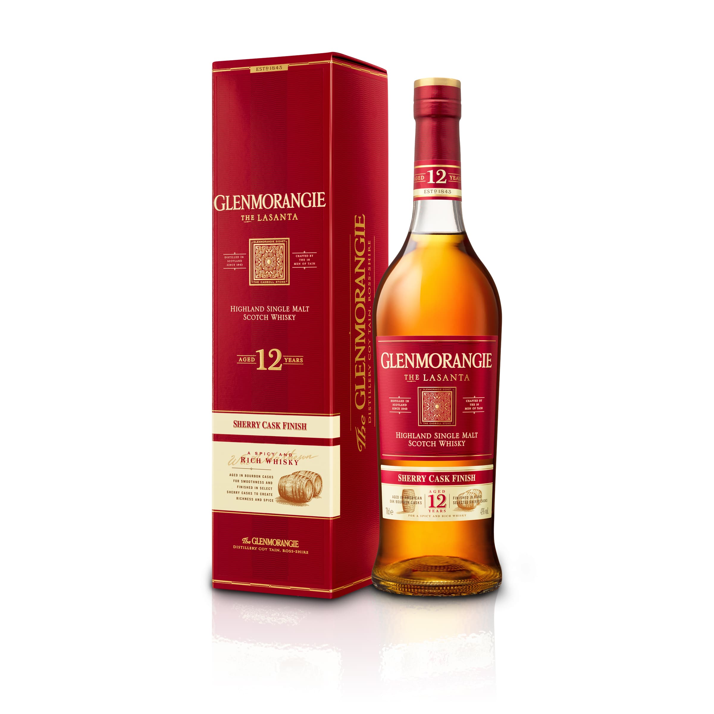 Glenmorangie Lasanta "Extra Matured" Single Malt Whisky - Aged 12 Years