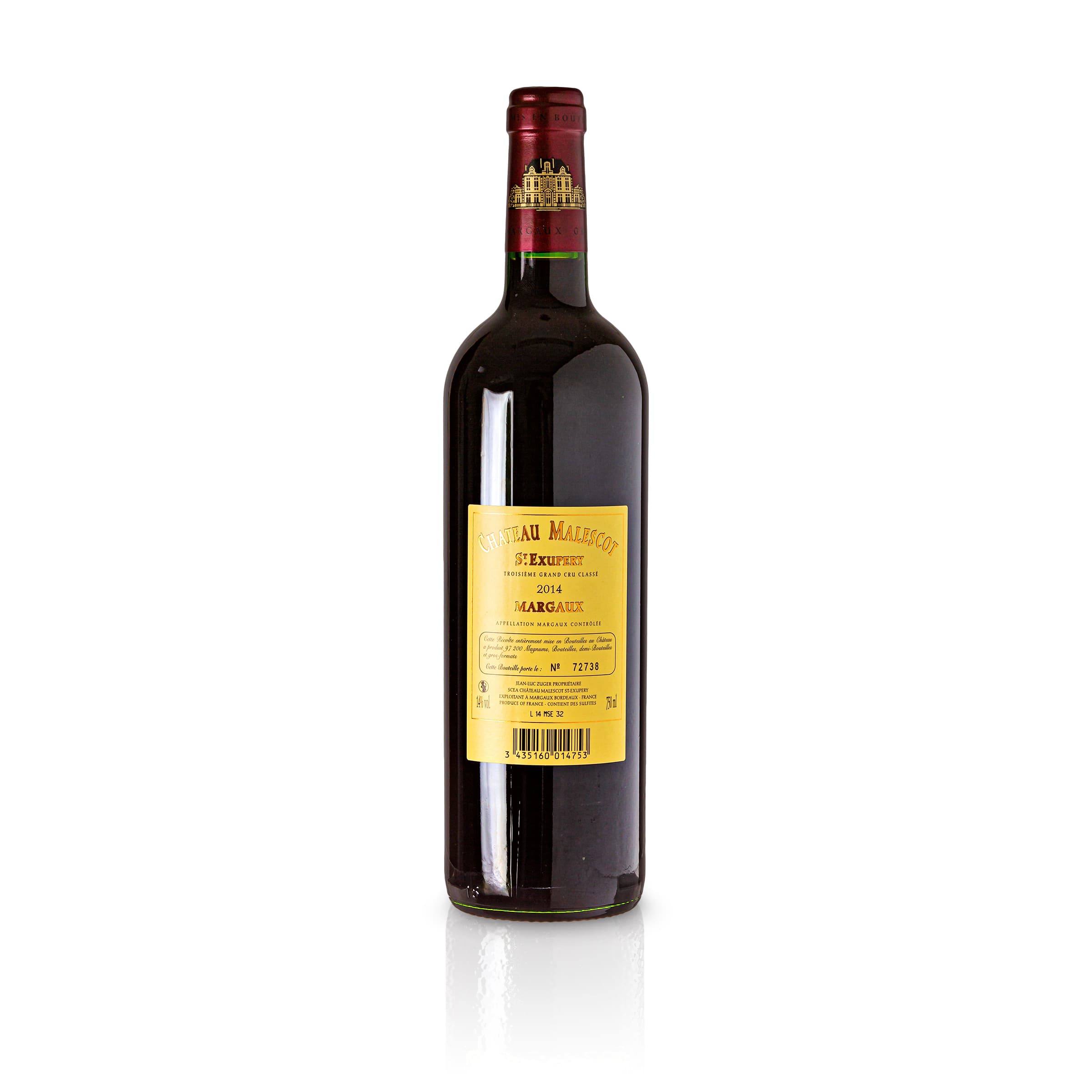 2014 Château Malescot Saint-Exupéry 3ème Cru Classé Margaux - Frankreich