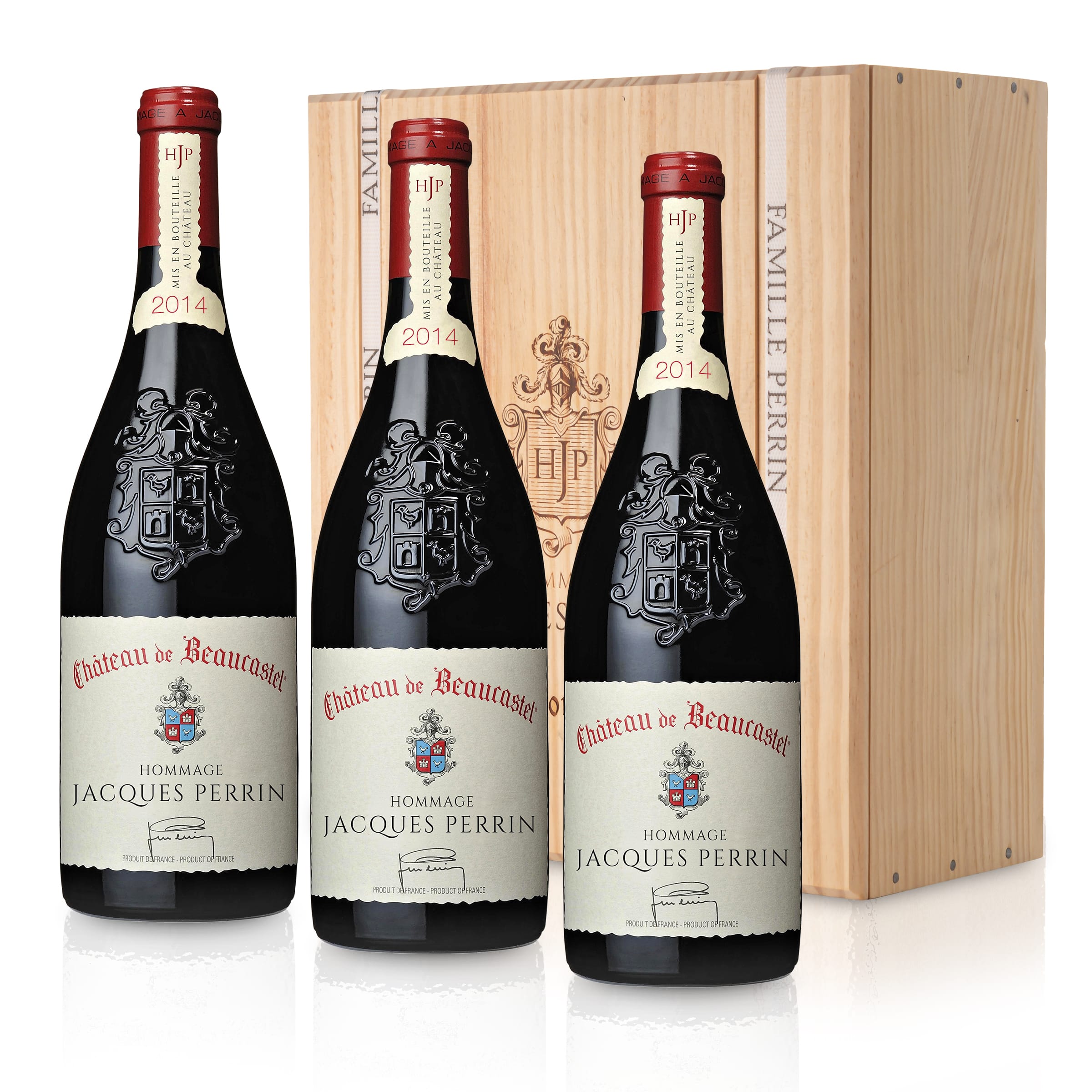 2014 Hommage Jacques Perrin Château de Beaucastel Châteauneuf-du-Pape Famille Perrin