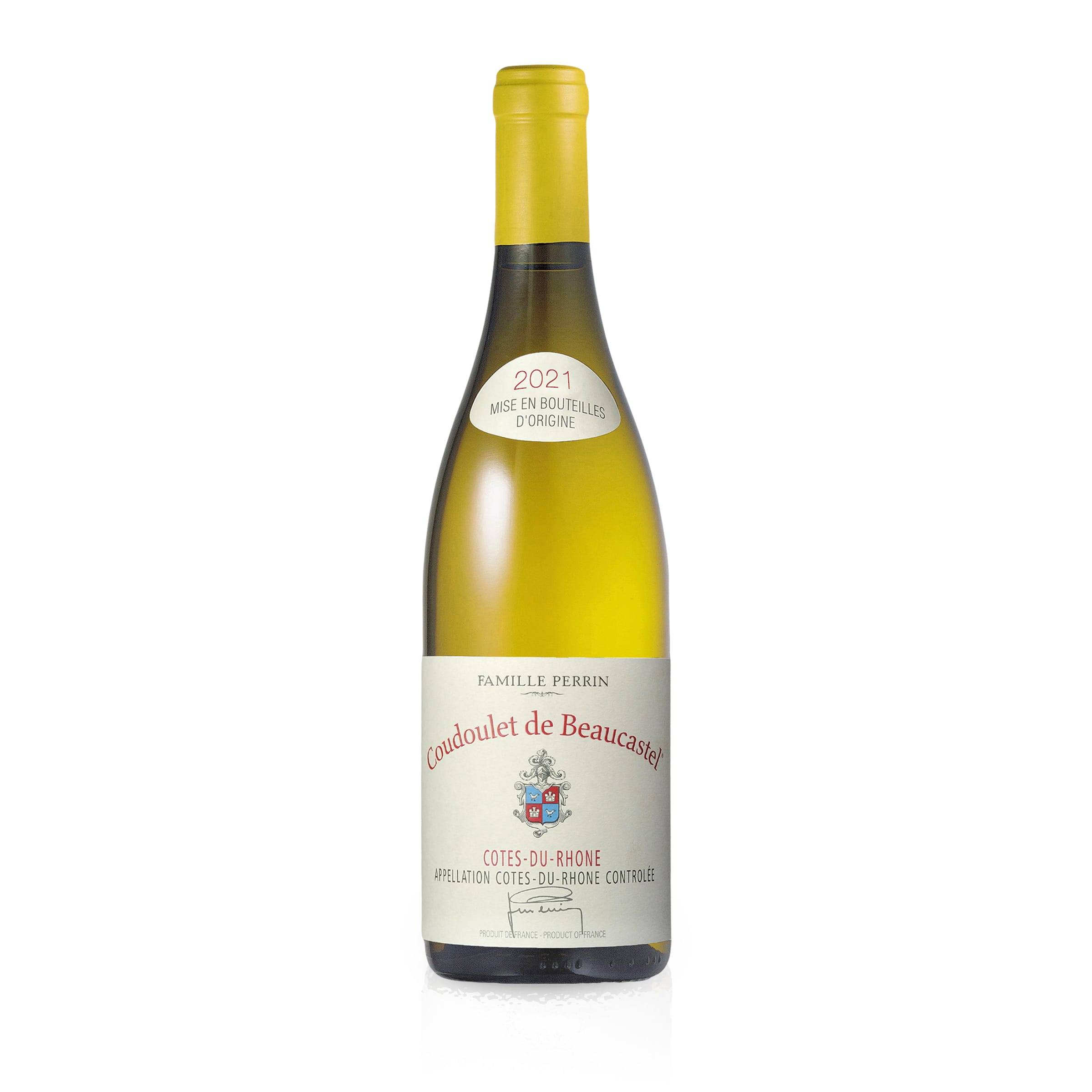 2021 Coudoulet de Beaucastel Organic White Côtes du Rhône Dry Wine