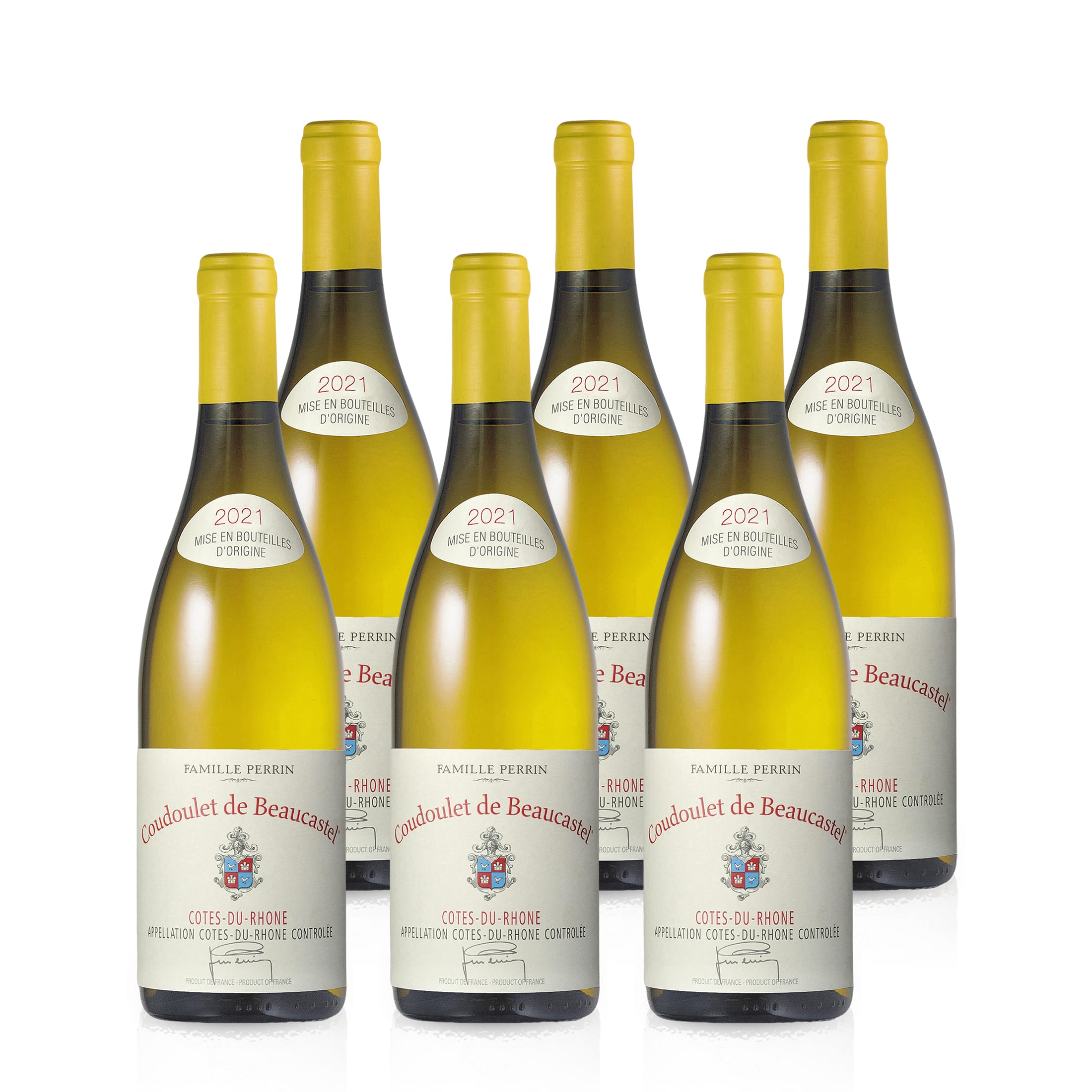 2021 Coudoulet de Beaucastel Organic White Côtes du Rhône Dry Wine