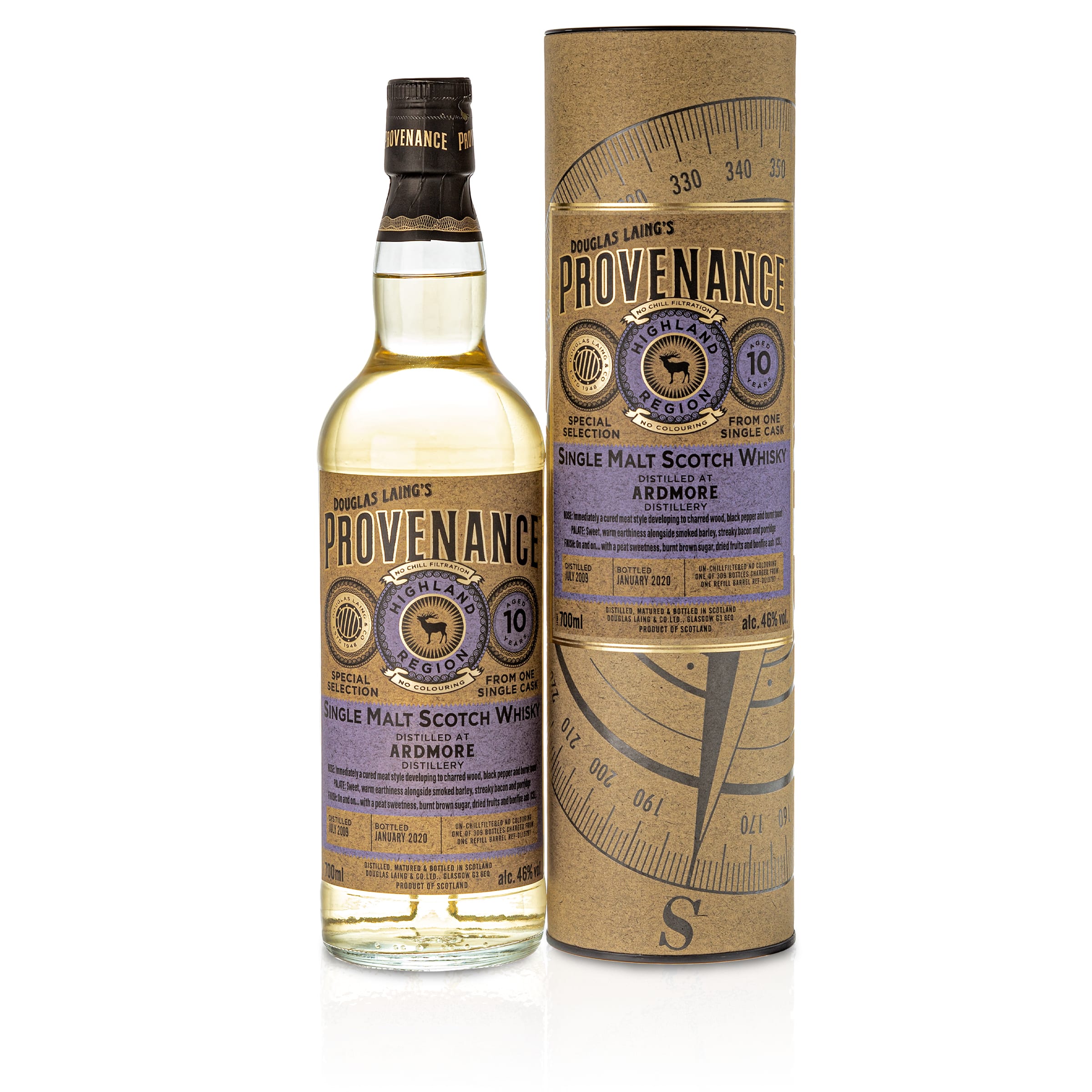 Ardmore 10 Years Old Provenance Douglas Laing #DL13797