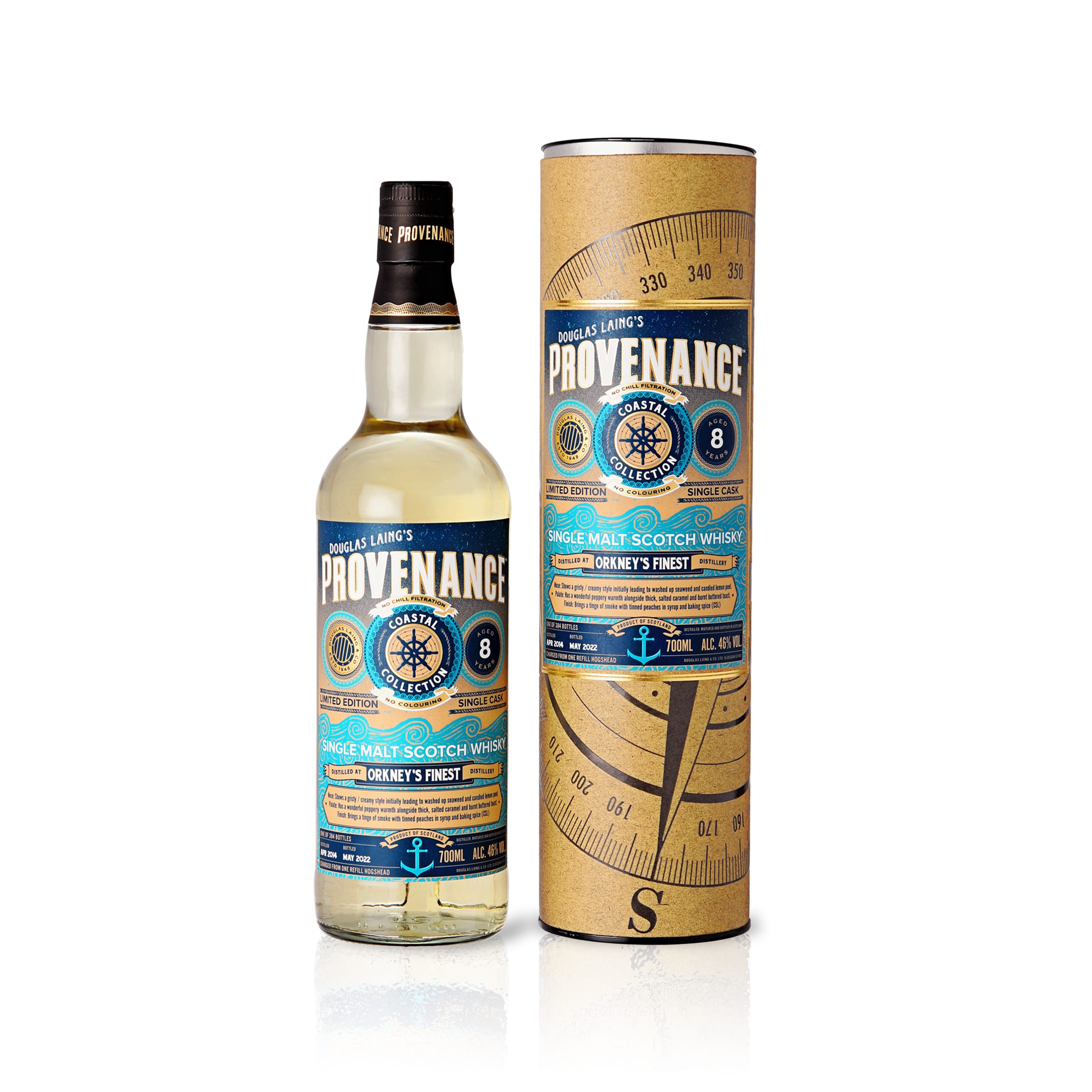 Orkney's Finest 8 Jahre - Provenance Coastal - Douglas Laing