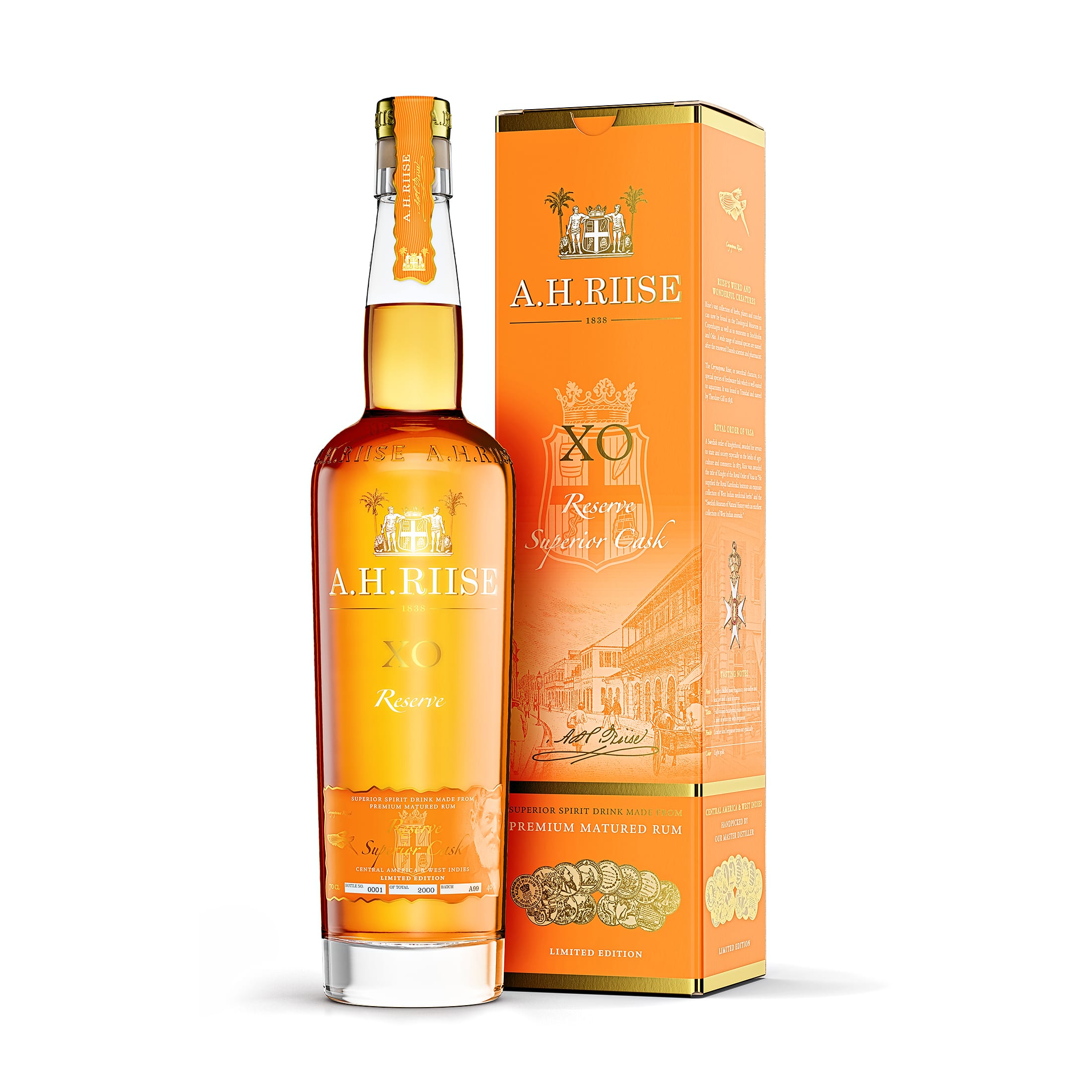 A.H. Riise X.O. Reserve Superior Cask 40%