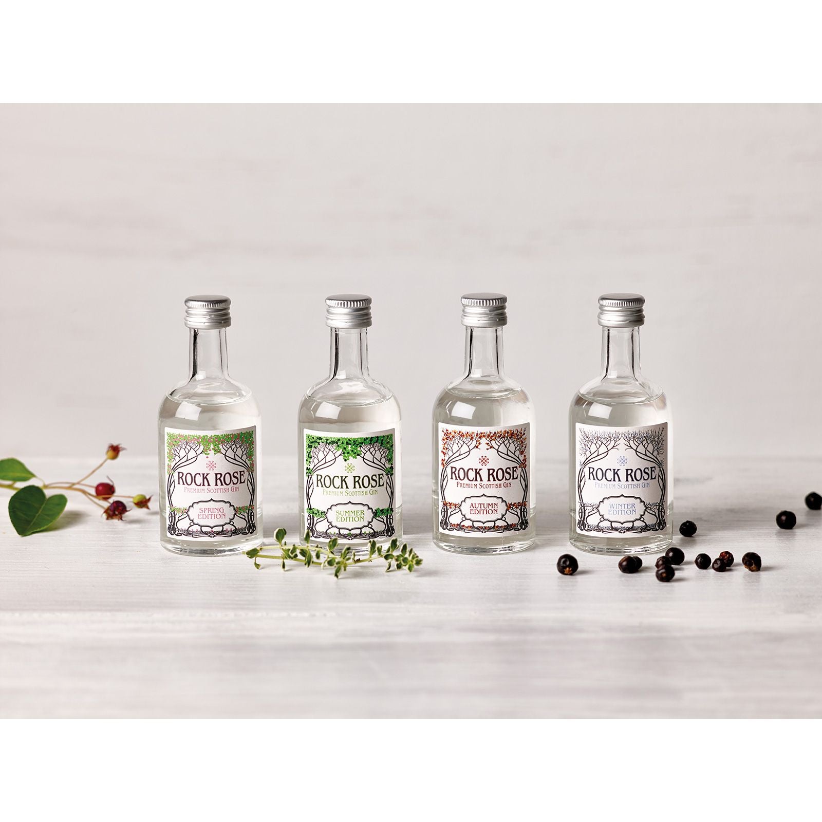 Rock Rose Miniatur Season Gift Pack Dunnet Bay Distillery Schottland/Schottland 0,2l