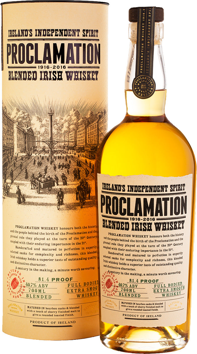 Blended Irish Whiskey - Geschenkarton Proclamation Westport/Chile 0,7l