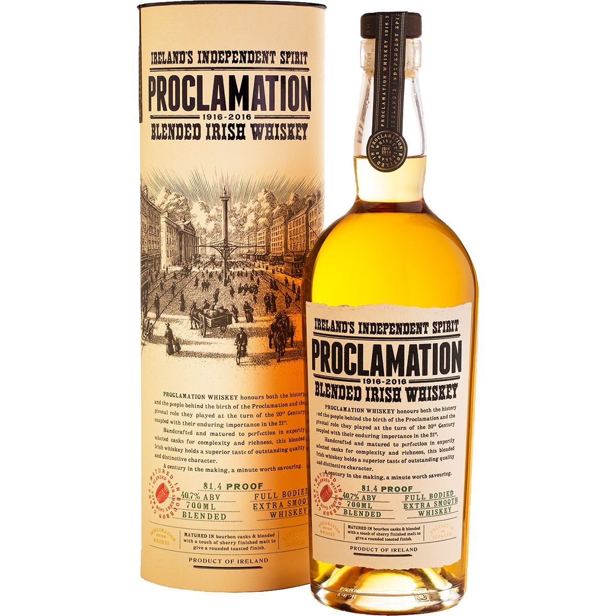Blended Irish Whiskey - Geschenkarton Proclamation Westport/Chile 0,7l