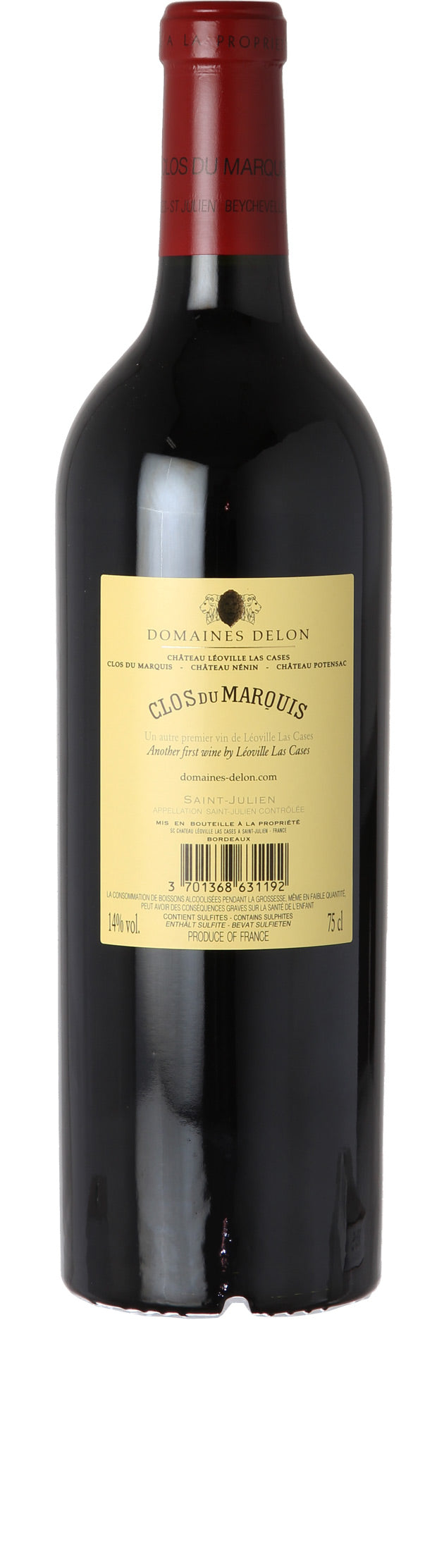 2019 Clos Du Marquis - Saint Julien - Dry Red Wine