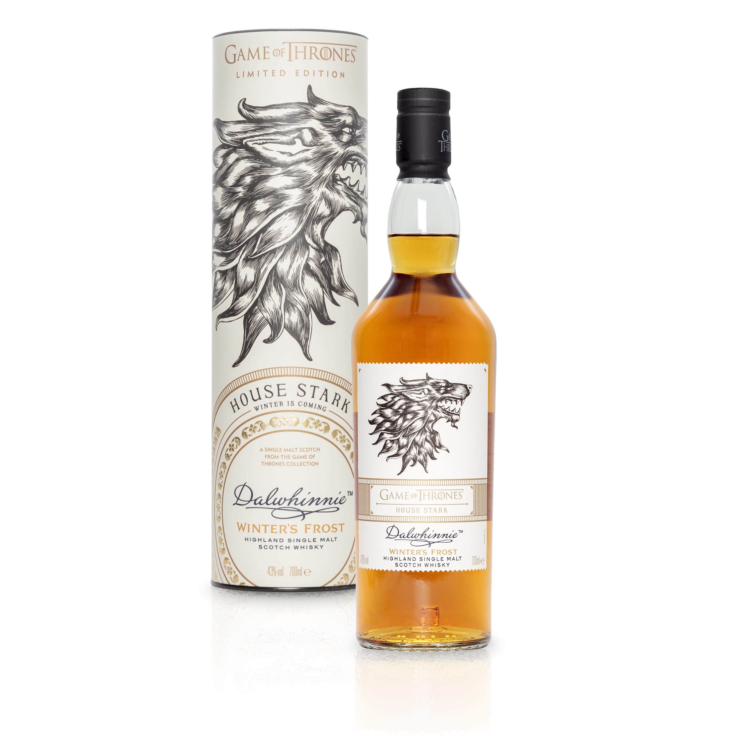 Dalwhinnie Winter's Frost Single Malt Scotch Whisky - House Stark Game of Thrones Limited Edition