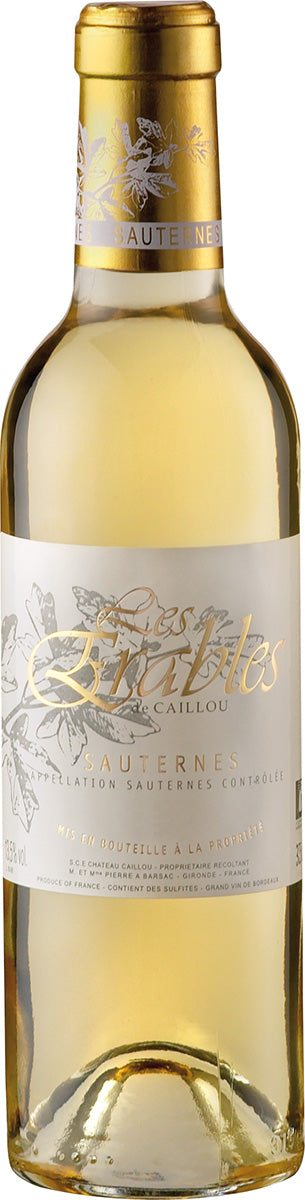 2018 Les Erables de Caillou AOC Sauternes - halbe Flasche - Château Caillou Bordeaux/Frankreich 0,375 l