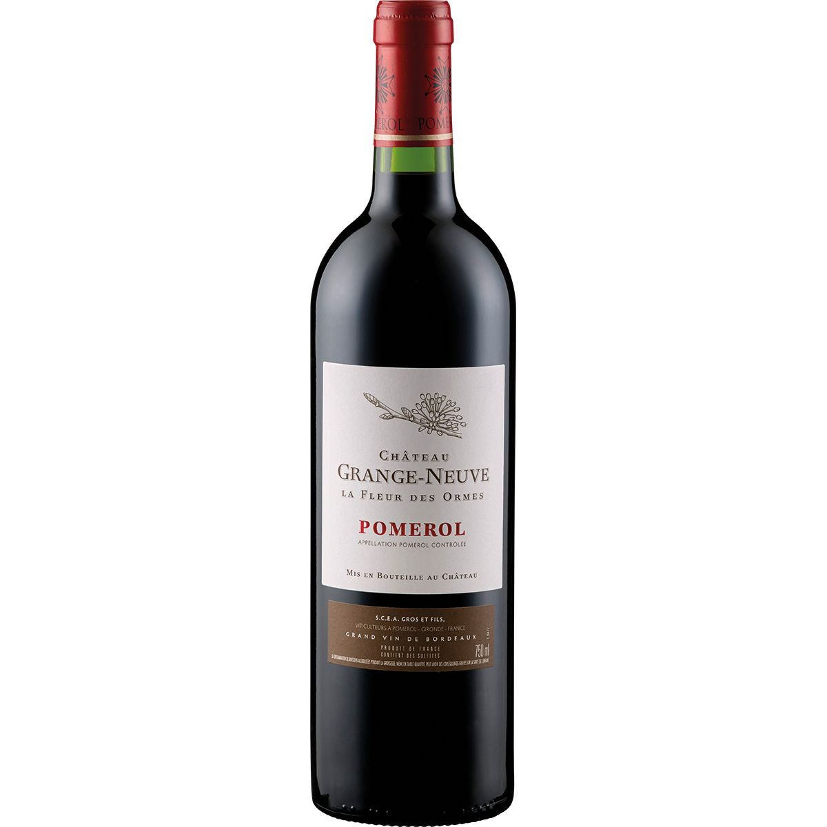 2018 Château Grange Neuve - La Fleur des Ormes AOC Pomerol Château Grangeneuve Bordeaux/Frankreich 0,75 l
