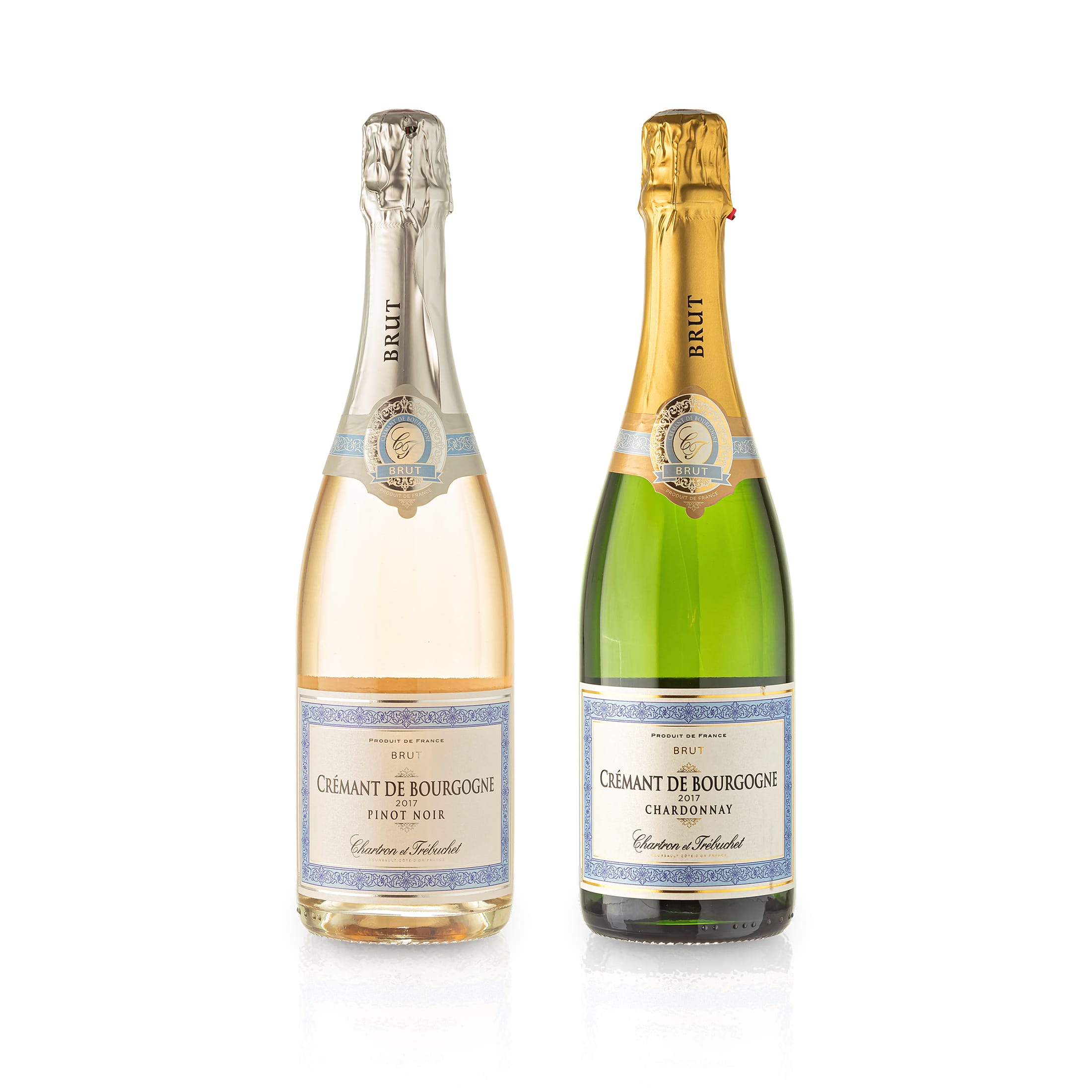 Finest Wines - 2-Pack Sparkling Wine - Domaine Chartron & Trébuchet - Crémant de Bourgogne (2 * 0.75l)
