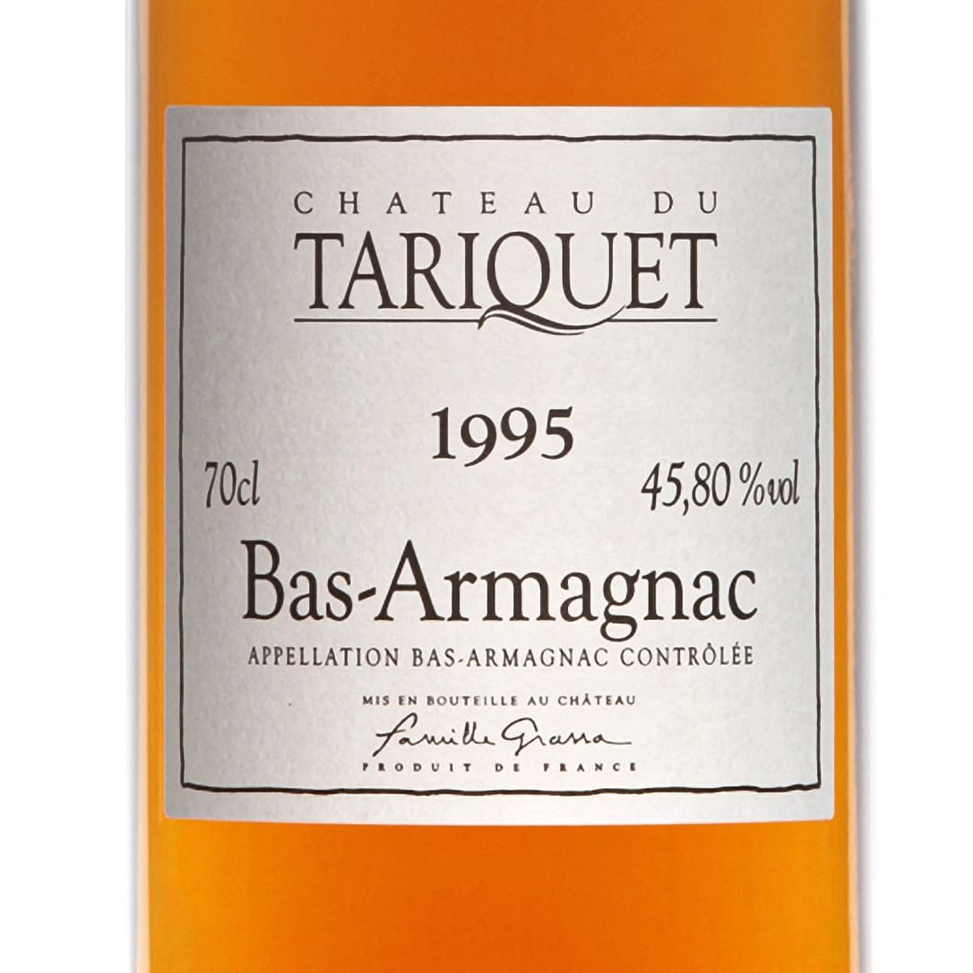 Château du Tariquet Vintage 1995 45.8% Bas-Armagnac AOC - Domaine Tariquet