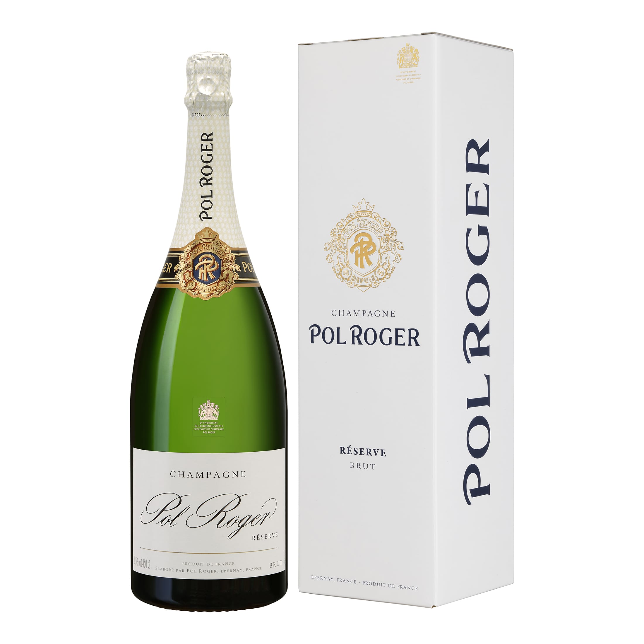 Brut Réserve 1,5L (Magnum) in Geschenkbox - Champagne Pol Roger - Champagne, Frankreich