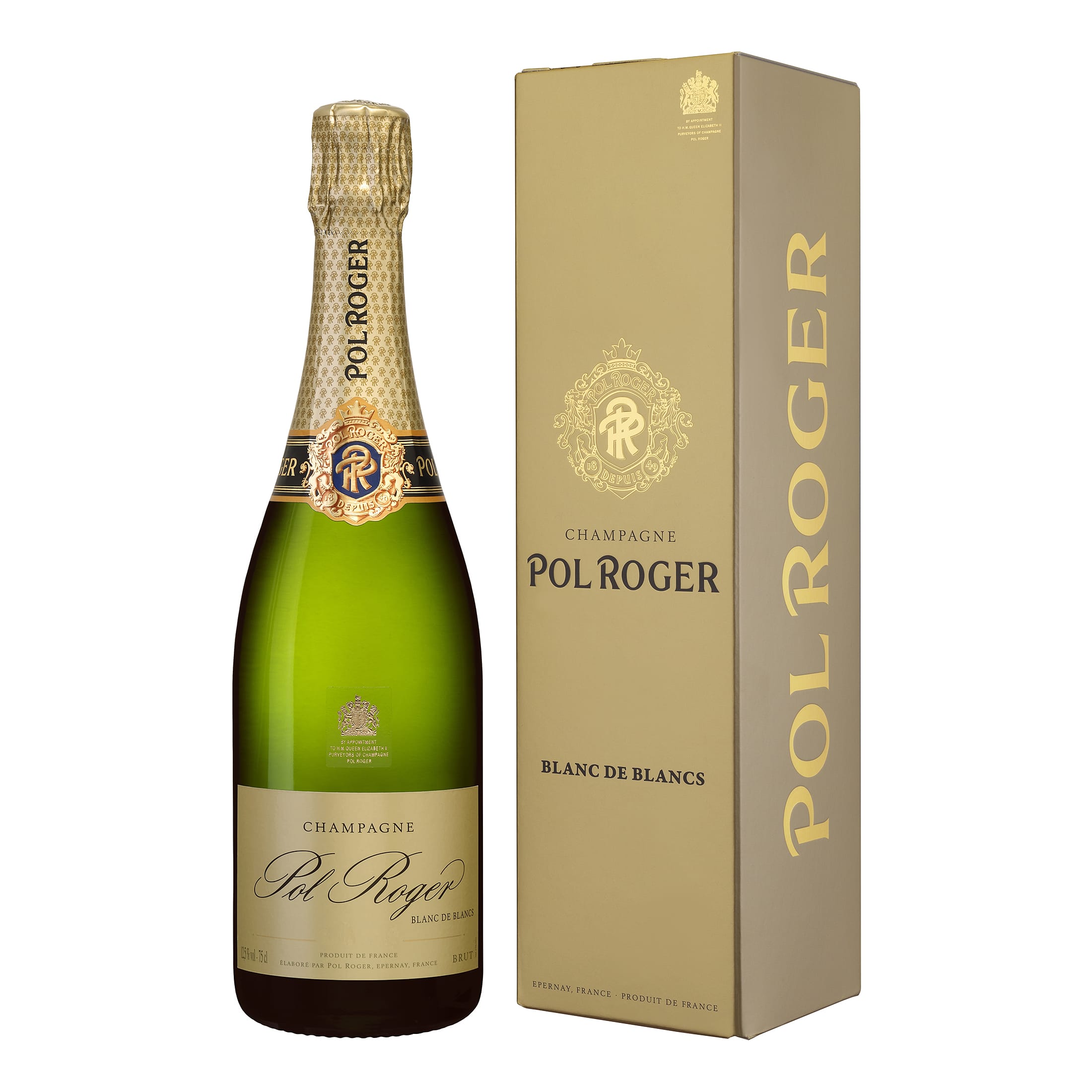 Champagne Pol Roger Blanc de Blancs 2009 Vintage inkl. Etui 0,75L