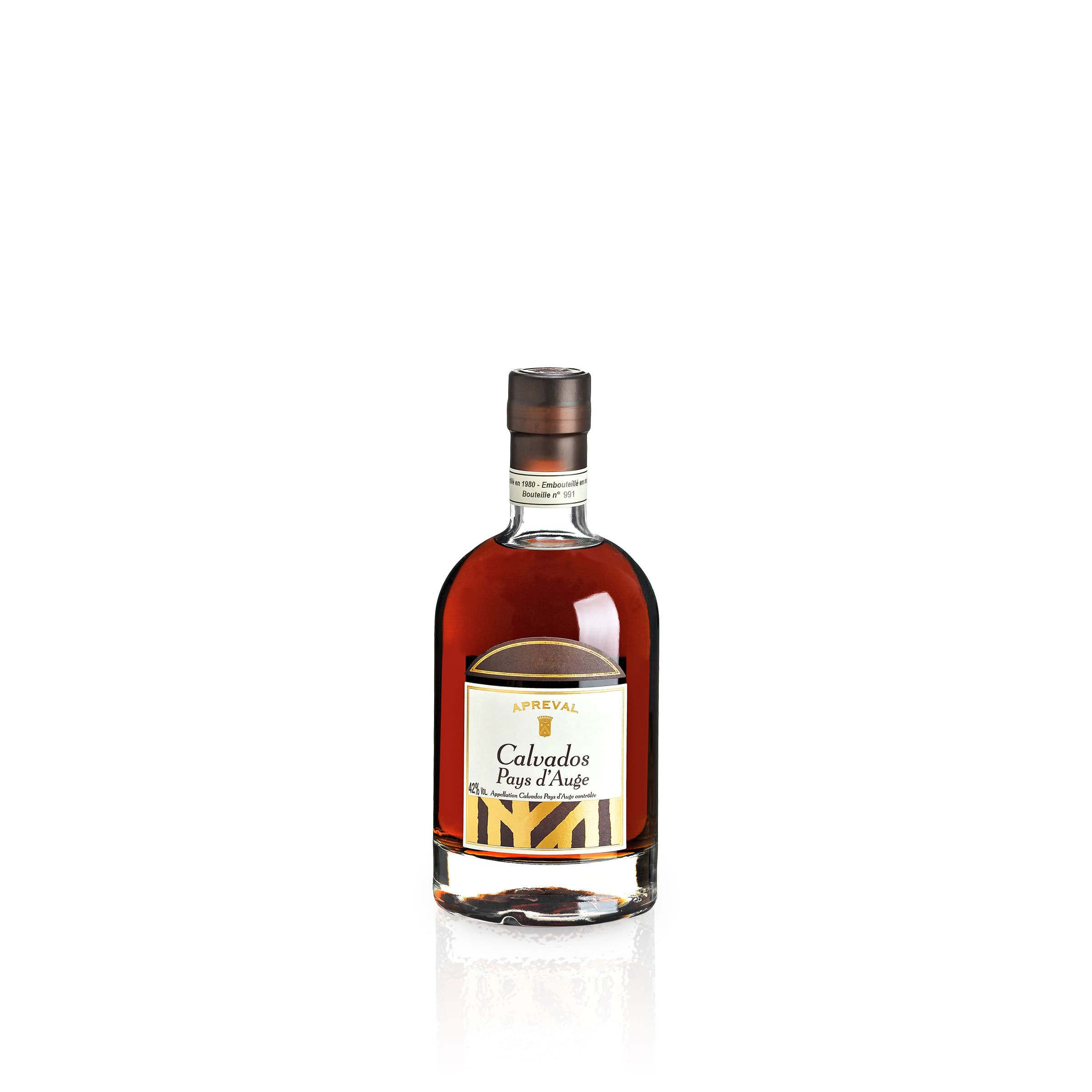 1980 Calvados "Millesime 1980" 0.35l - AOC Pays d'Auge - Manoir d'Apreval
