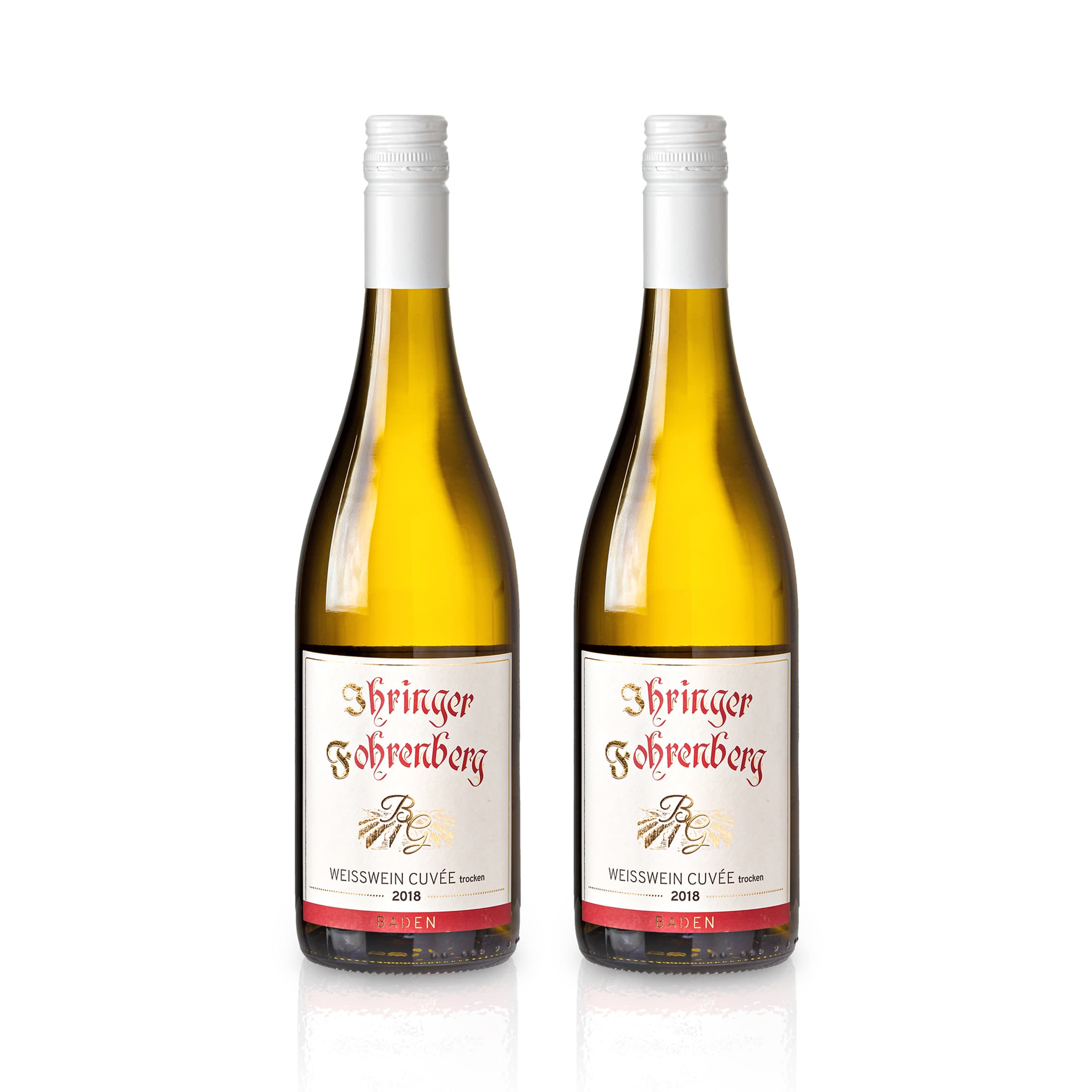 Dry white wine 2018 | Fruity-fresh blend of Pinot Gris, Pinot Blanc, Chardonnay | WBK Glatt - Ihringen am Kaiserstuhl/Baden, Germany