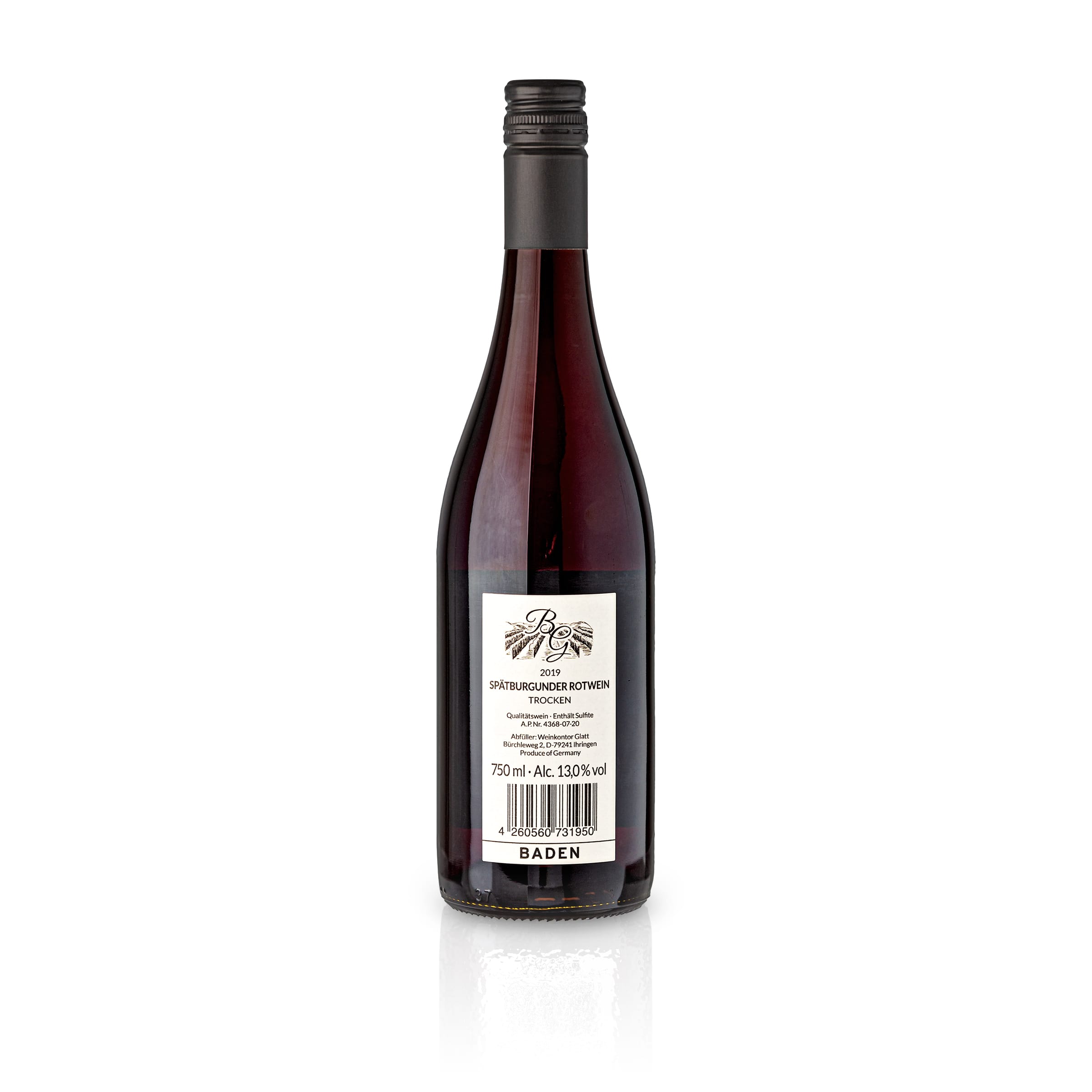 2019 Spätburgunder Rotwein trocken GLATT