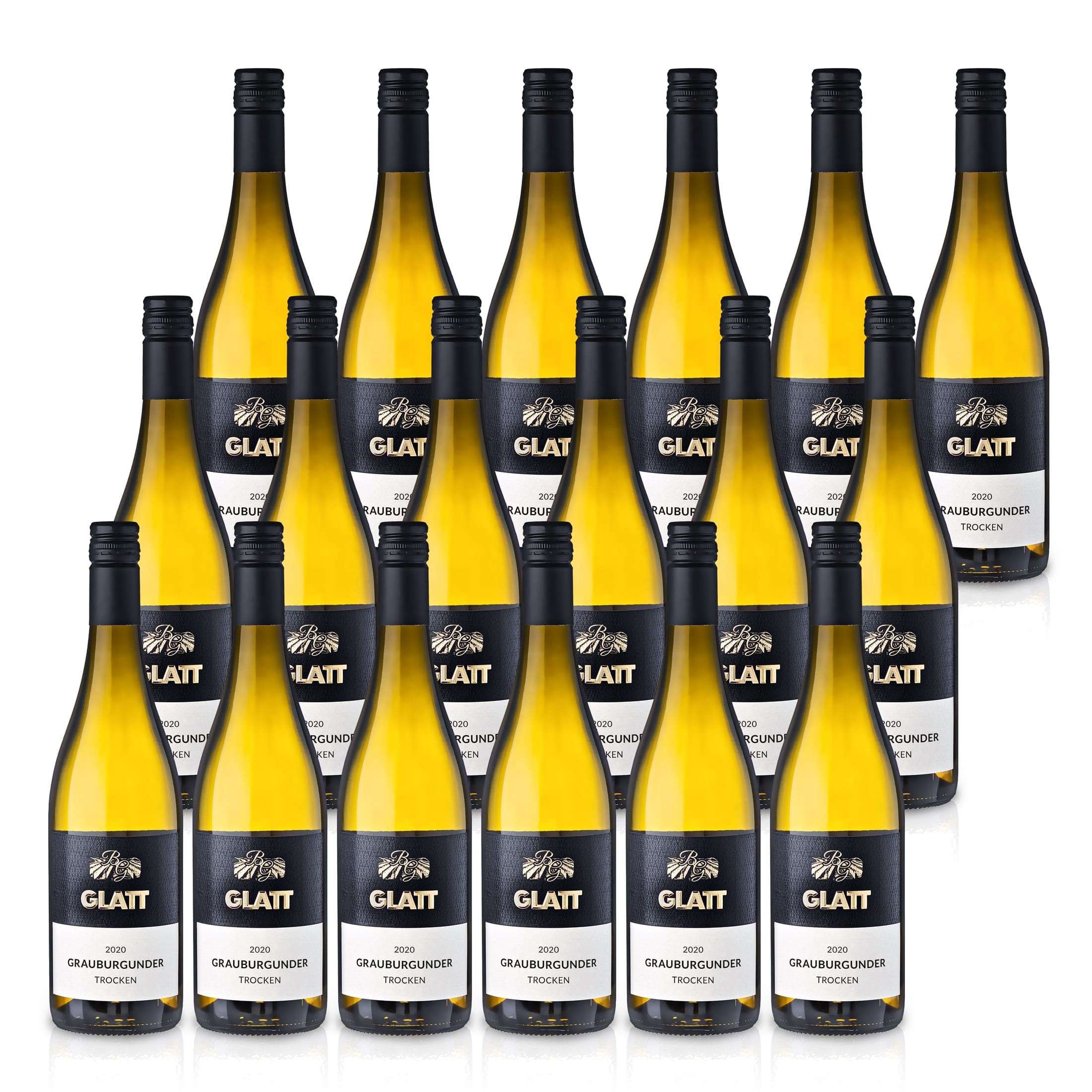 2020 Pinot Gris Dry White Wine • GLATT • Quality Wine from Kaiserstuhl/Baden, Germany