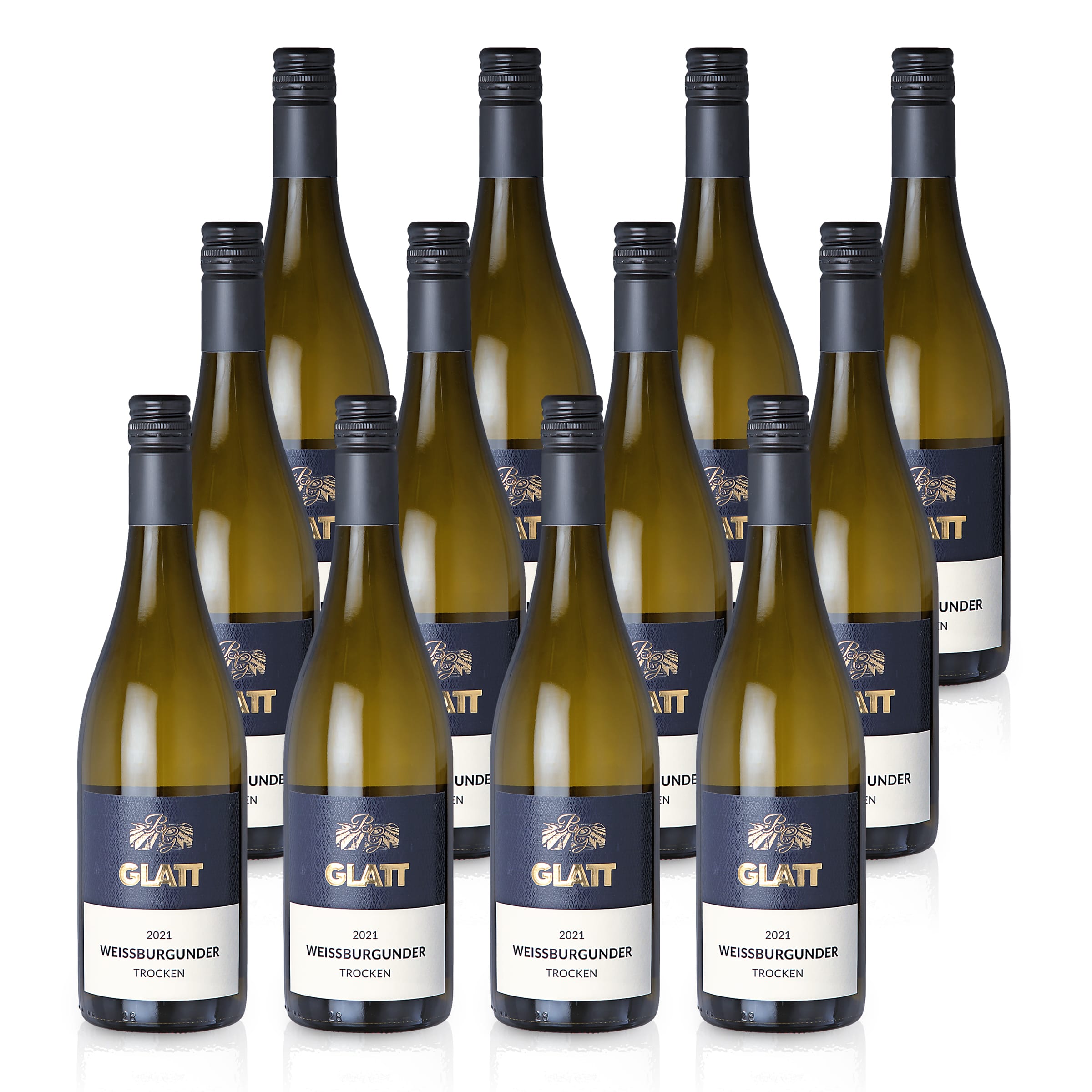 2021 Pinot Blanc Dry White Wine • GLATT • Quality Wine from Kaiserstuhl/Baden, Germany